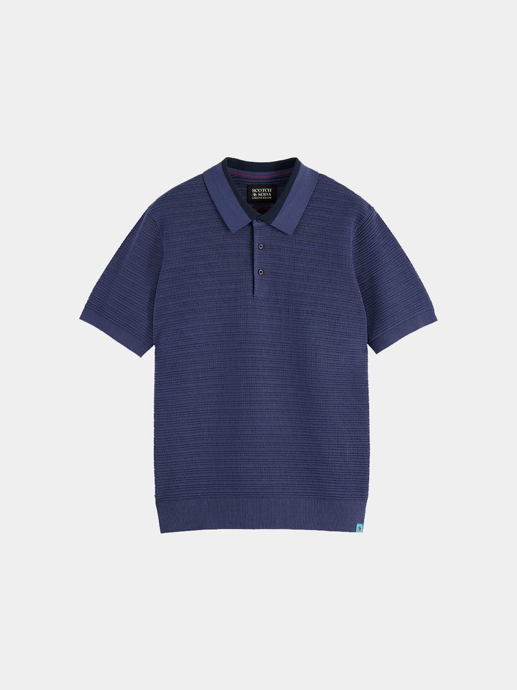 Structured knit polo - Oceana