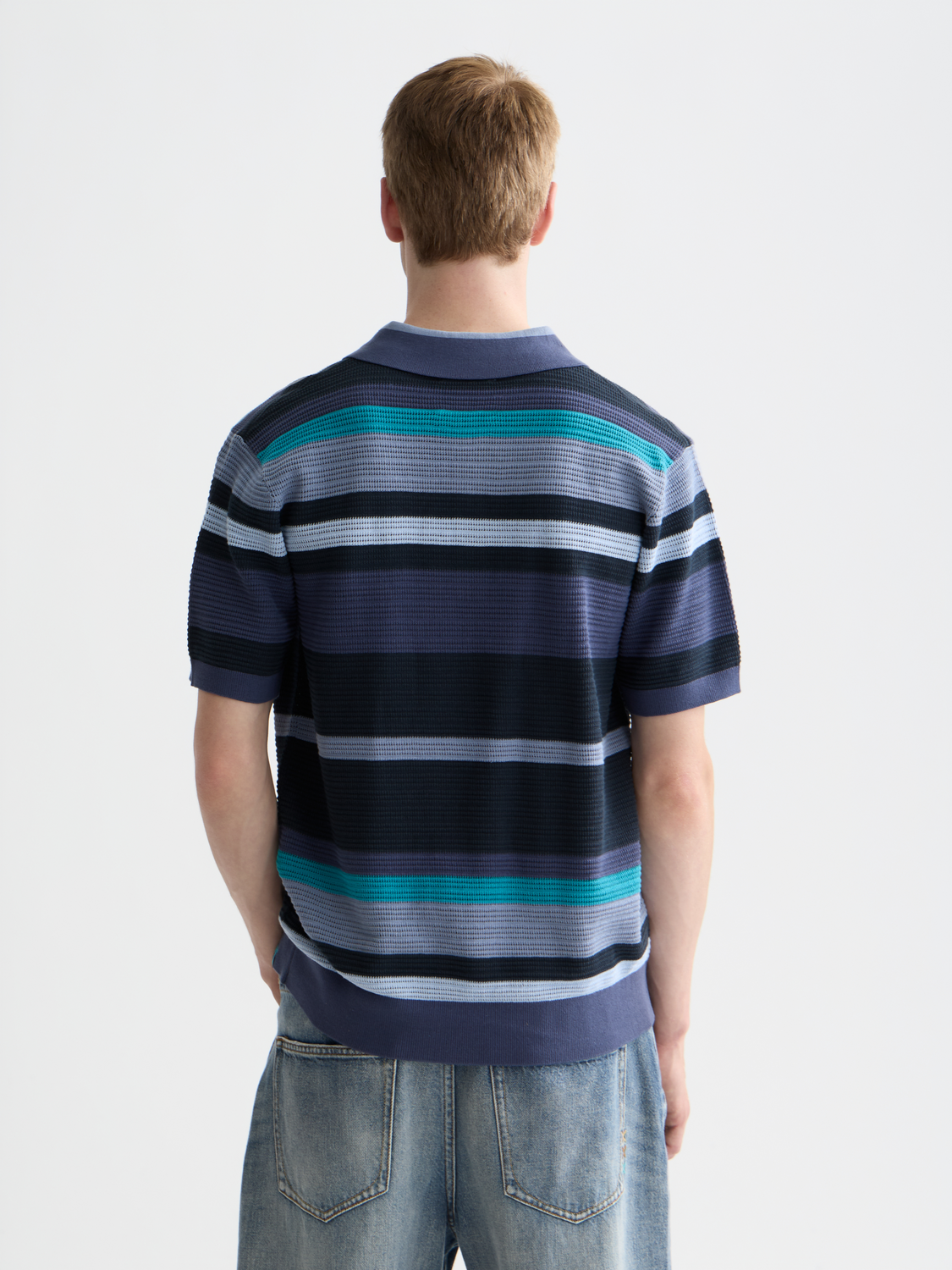 Scotch & Soda - Knitted polo - Oceana Stripes