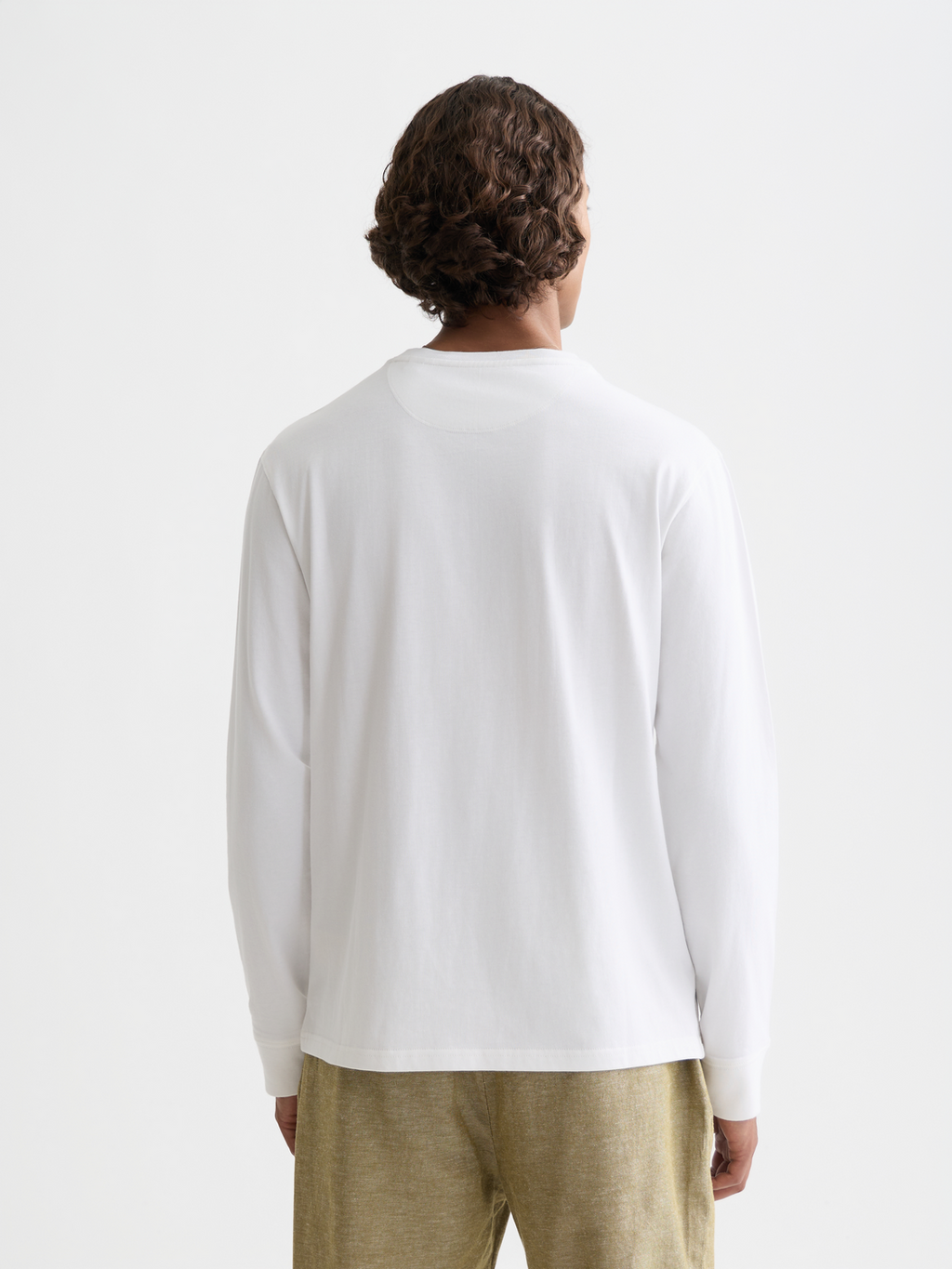 Logo long-sleeved t-shirt - Bright White