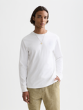 Logo long-sleeved t-shirt - Bright White