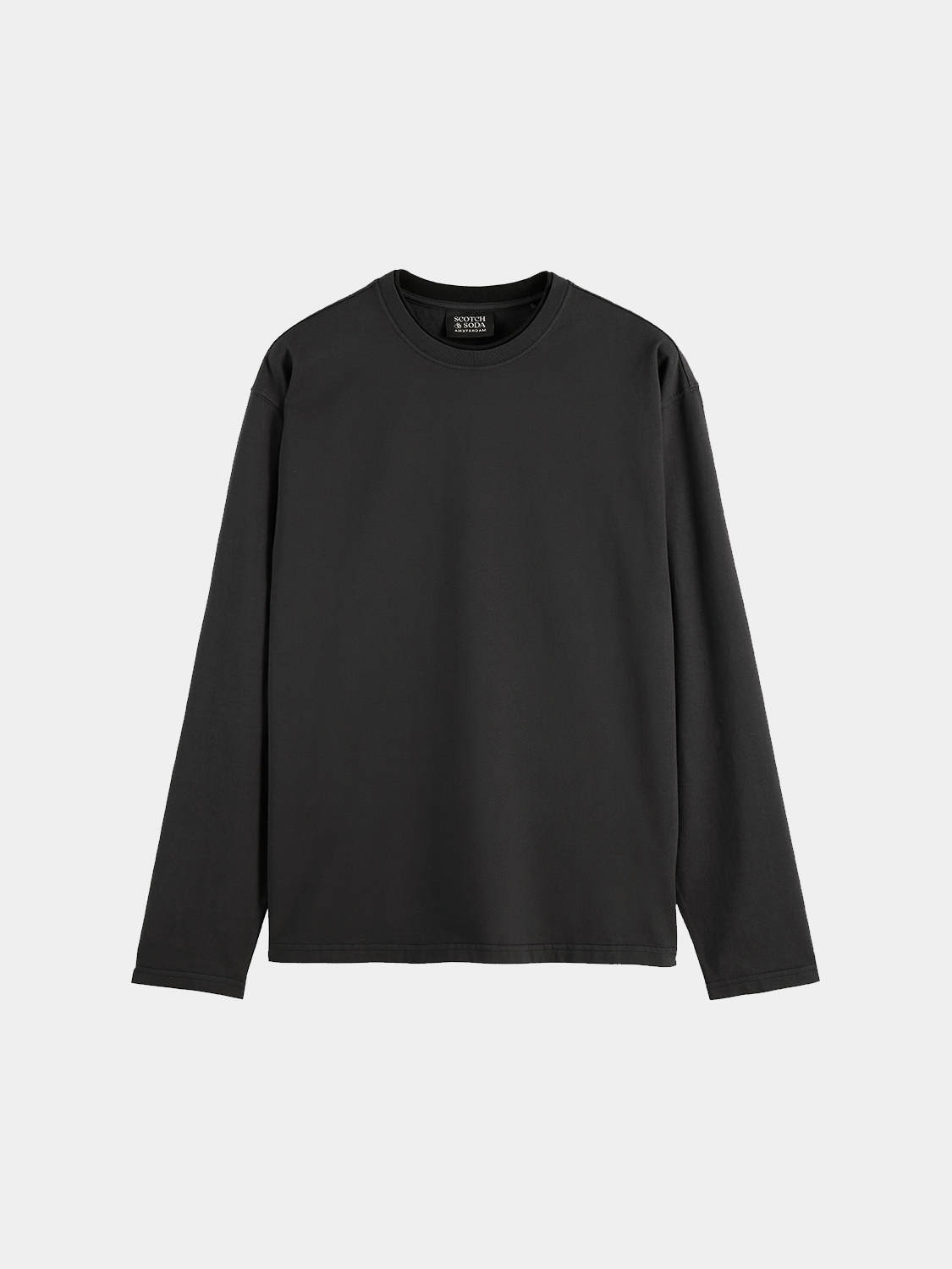 Scotch & Soda - Garment-dyed t-shirt - Meteorite