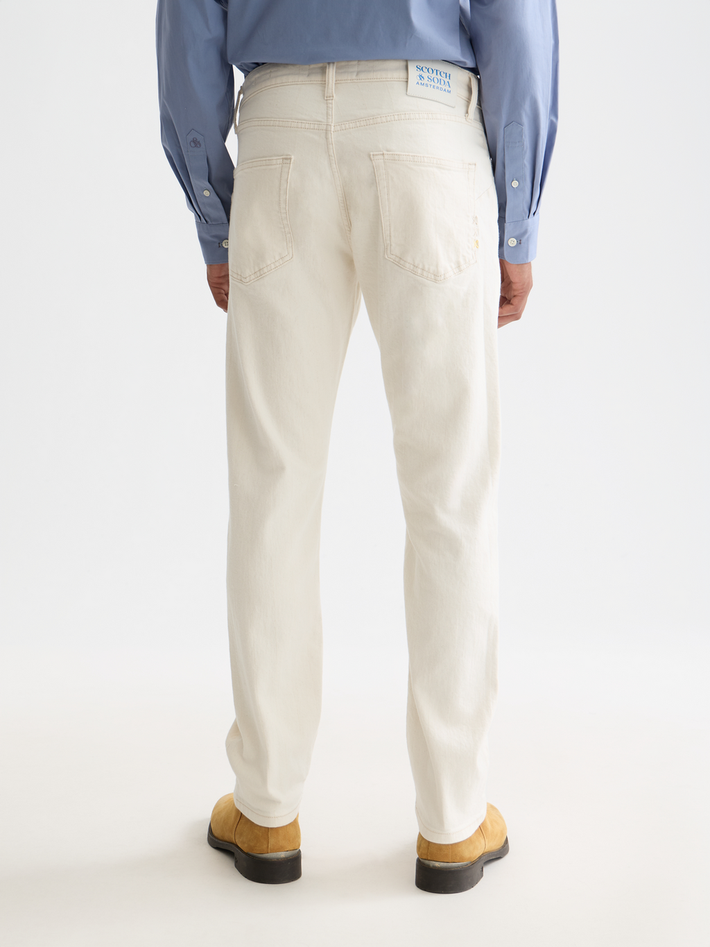 Zee straight-fit jeans - Desert White