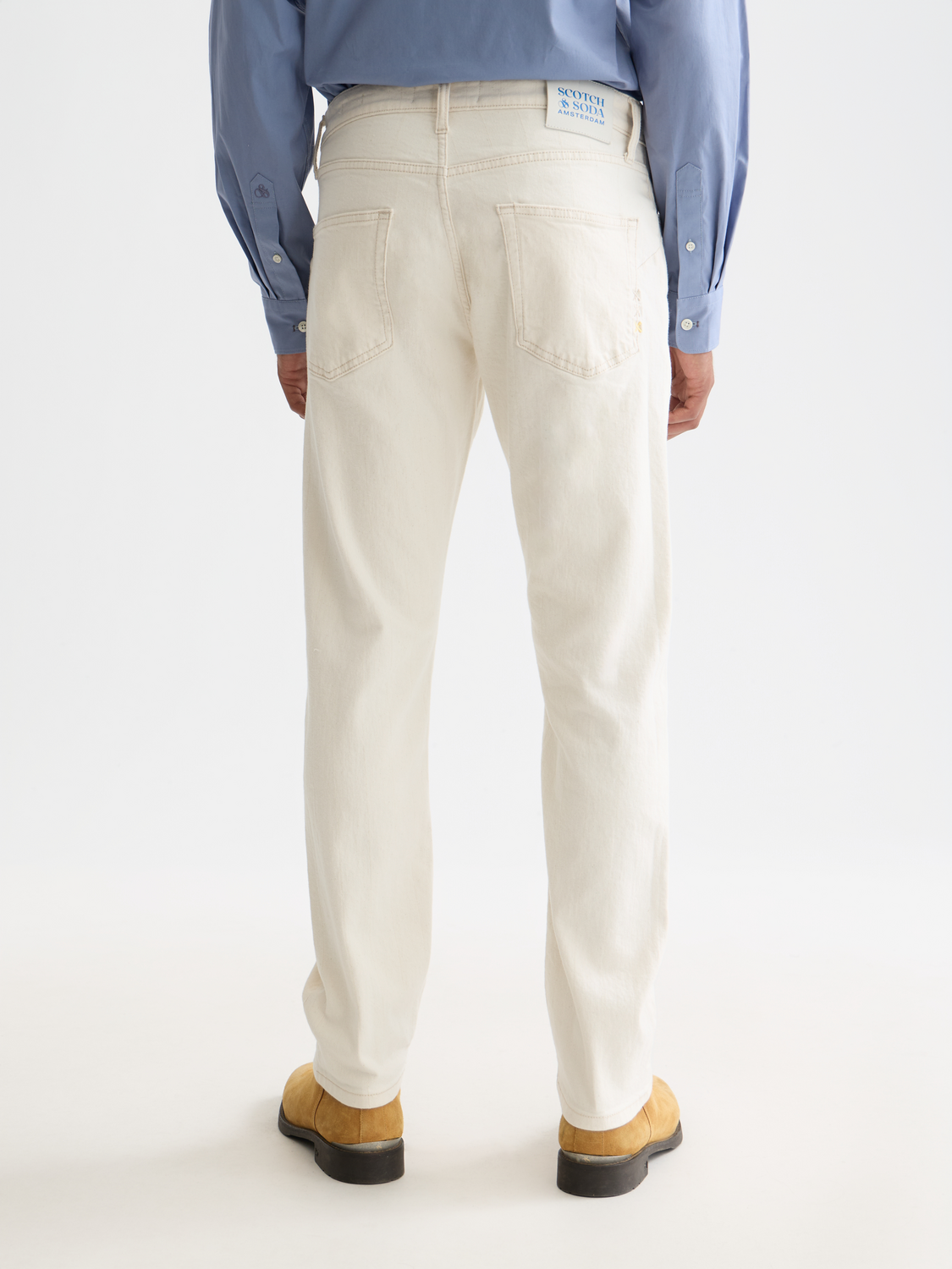 Zee straight-fit jeans - Desert White