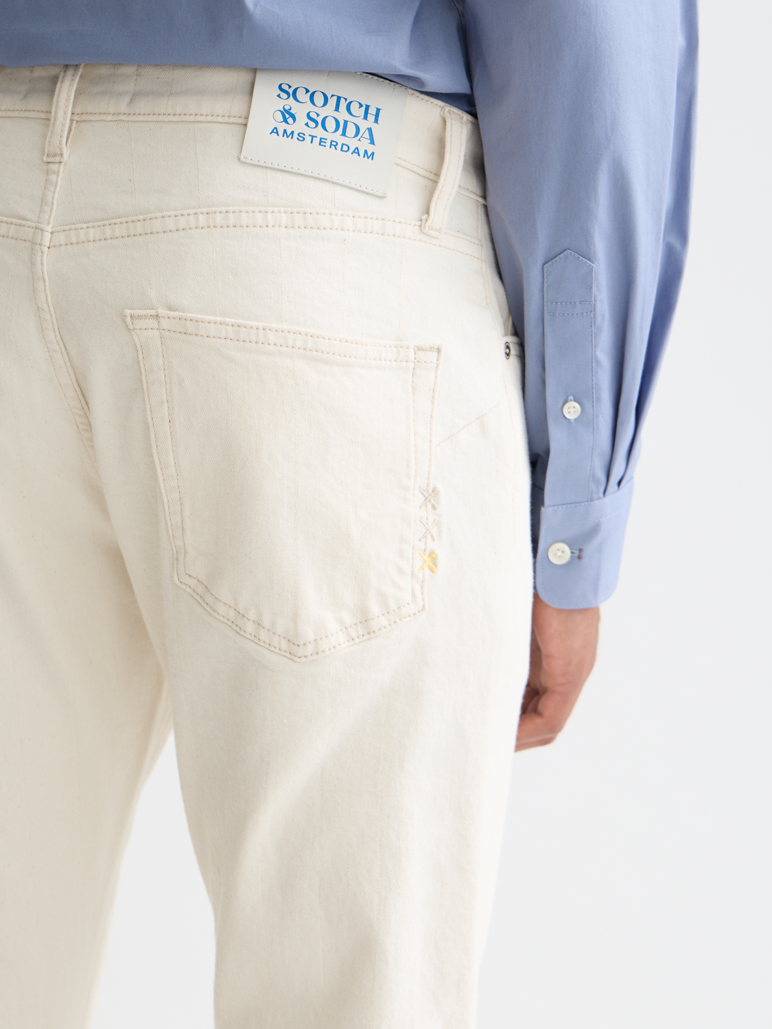 Zee straight-fit jeans - Desert White