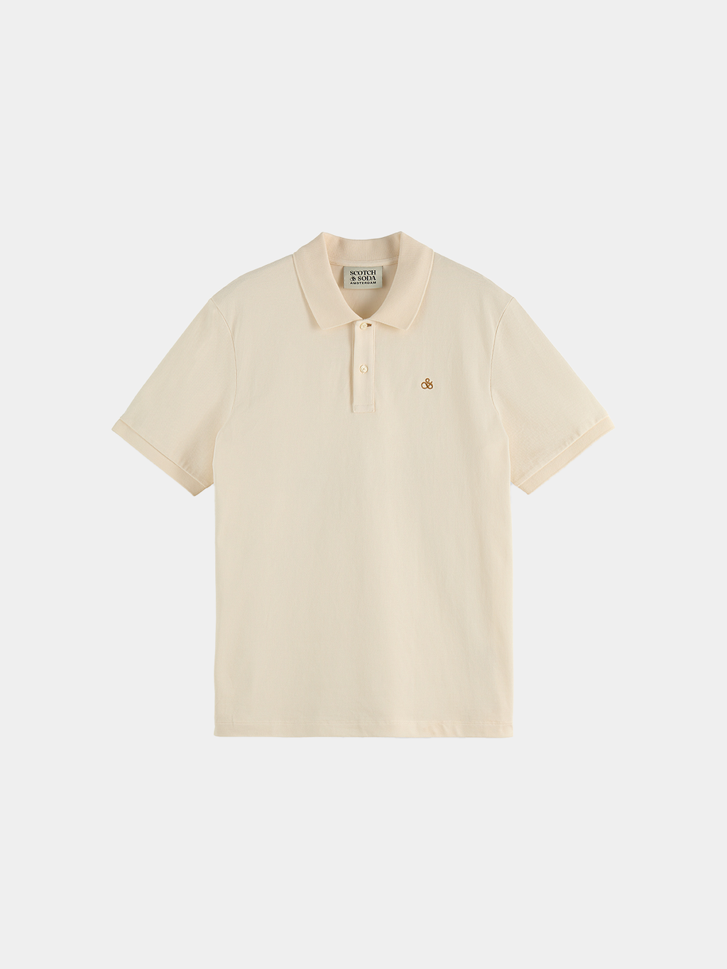 Scotch & Soda - Logo pique polo - Eggnog
