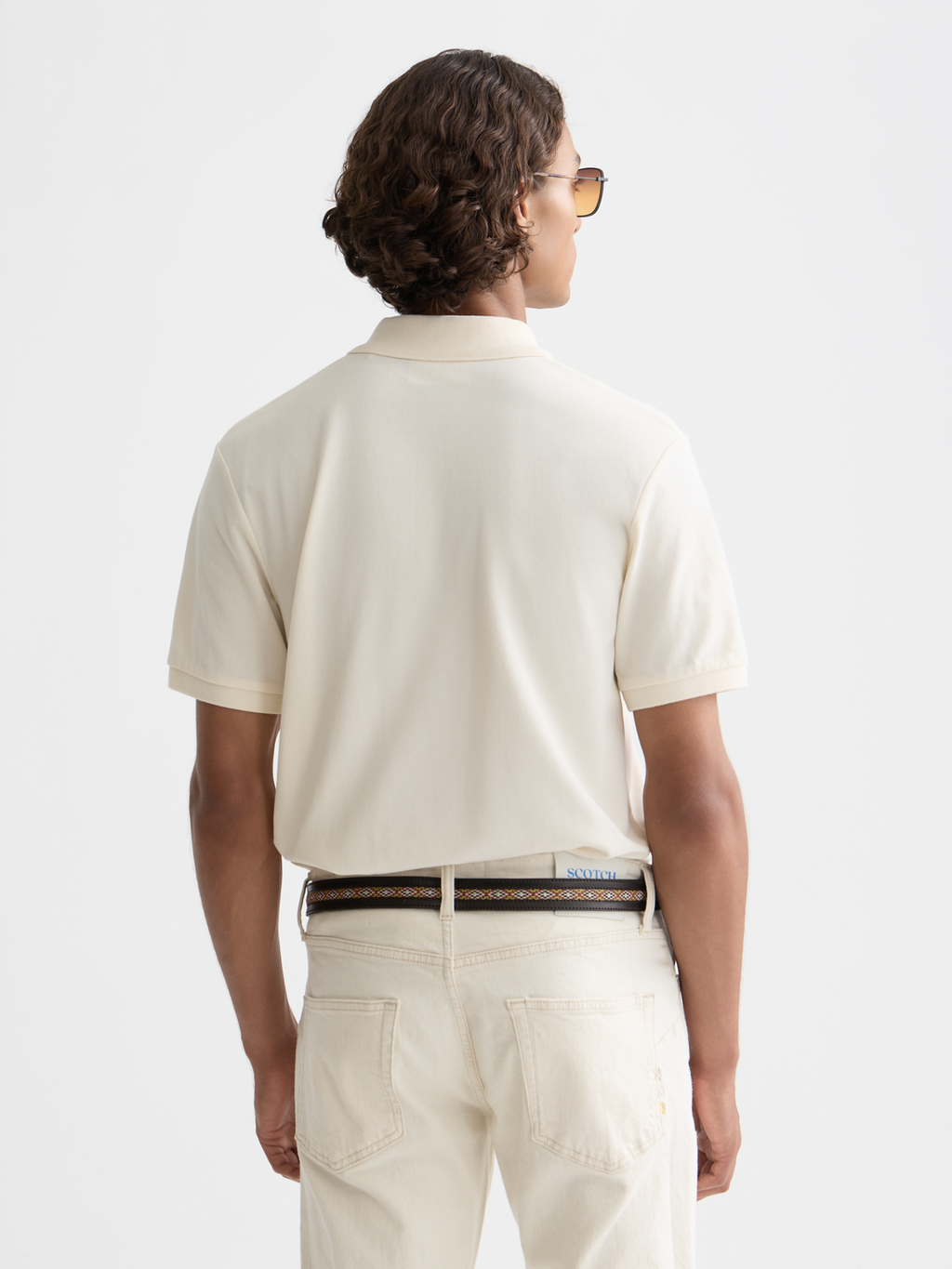 Scotch & Soda - Logo pique polo - Eggnog