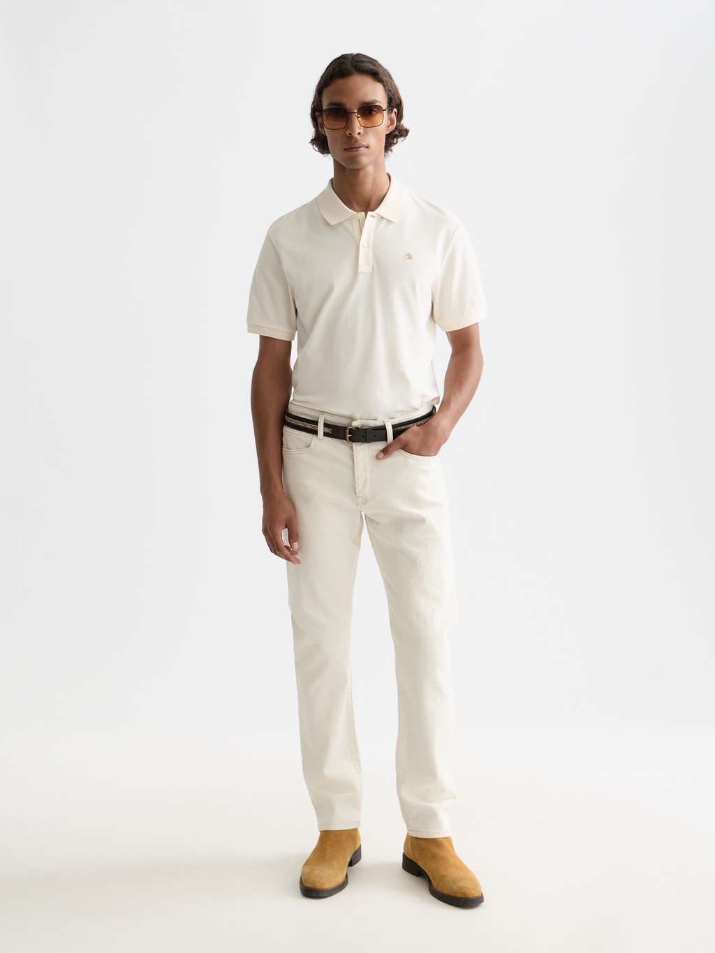 Scotch & Soda - Logo pique polo - Eggnog