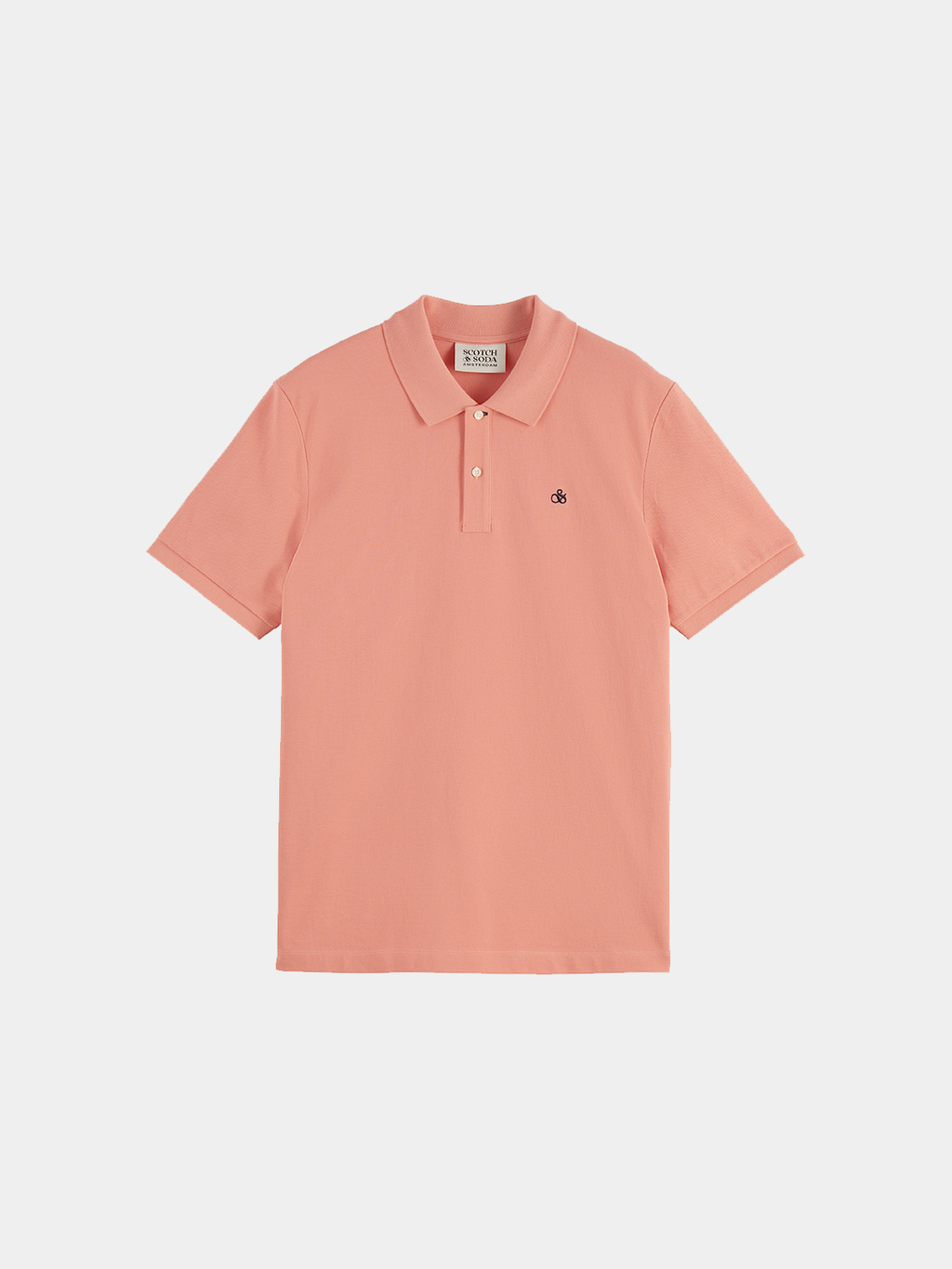 Scotch & Soda - Logo pique polo - Canyon Clay