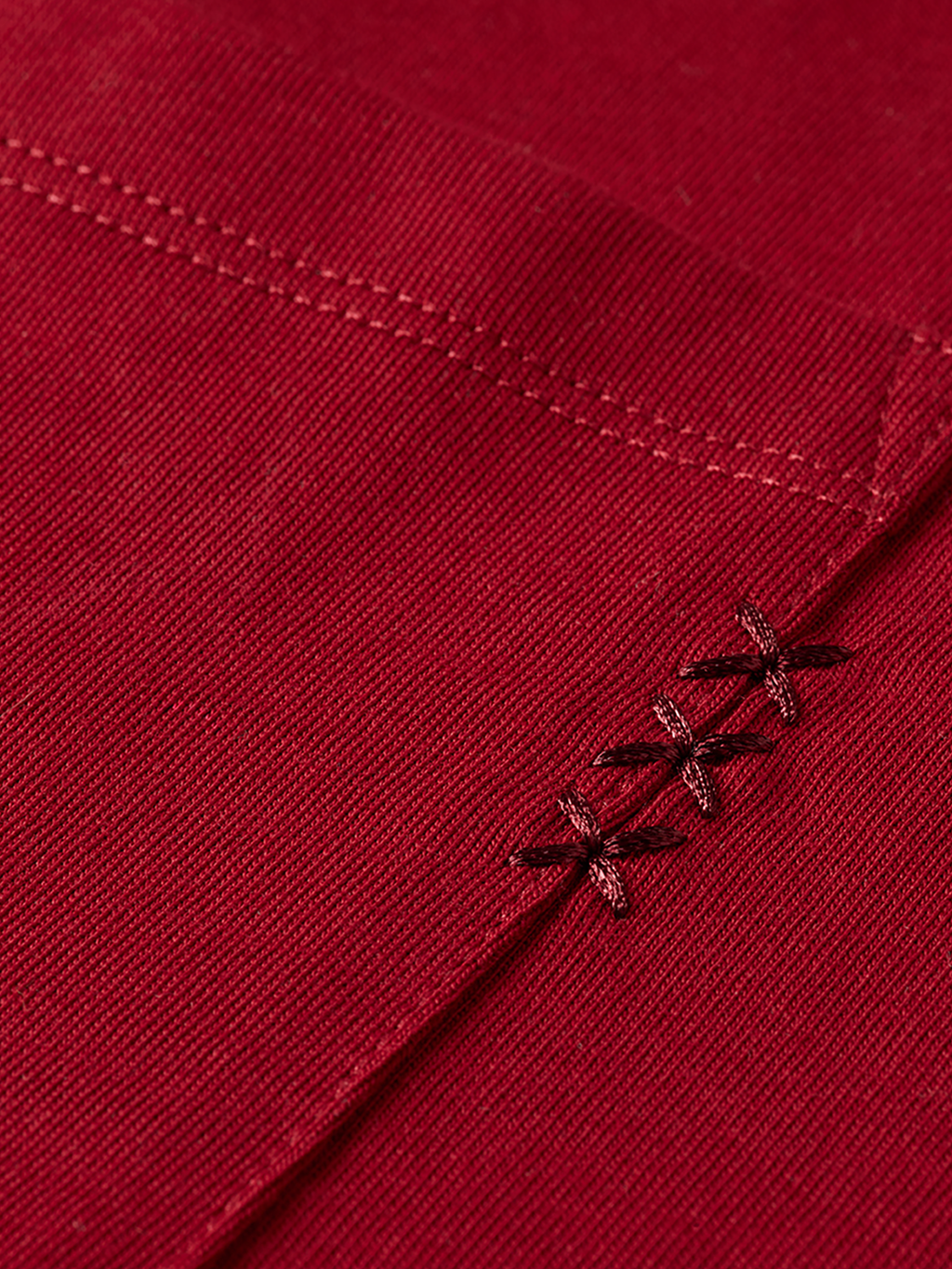 Chest pocket t-shirt - Biking Red