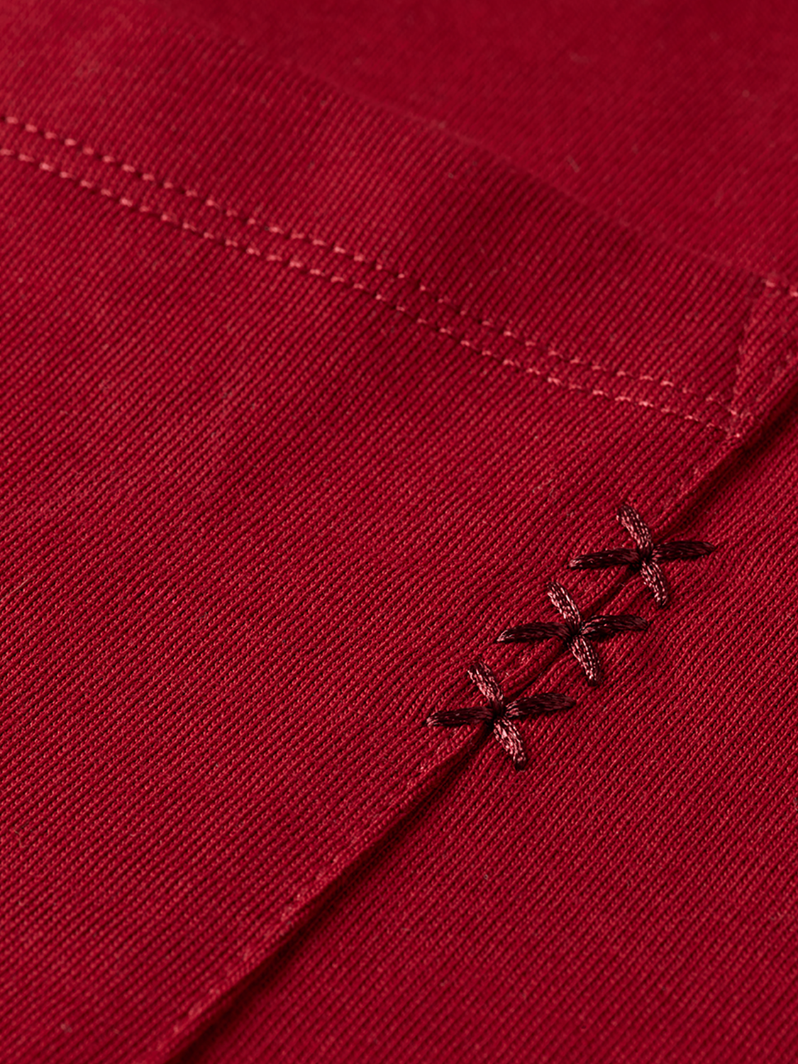 Chest pocket t-shirt - Biking Red