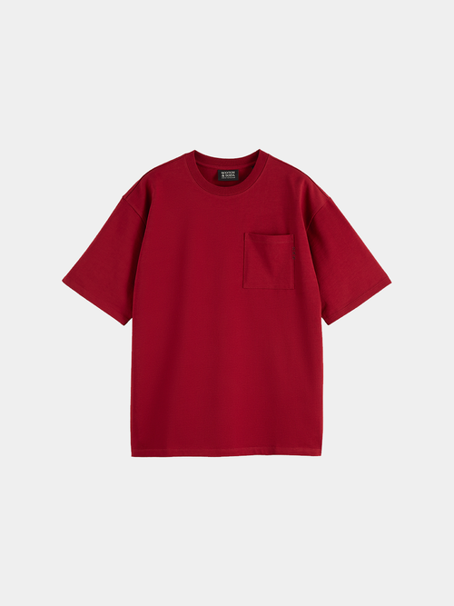 Chest pocket t-shirt - Biking Red