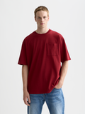 Chest pocket t-shirt - Biking Red