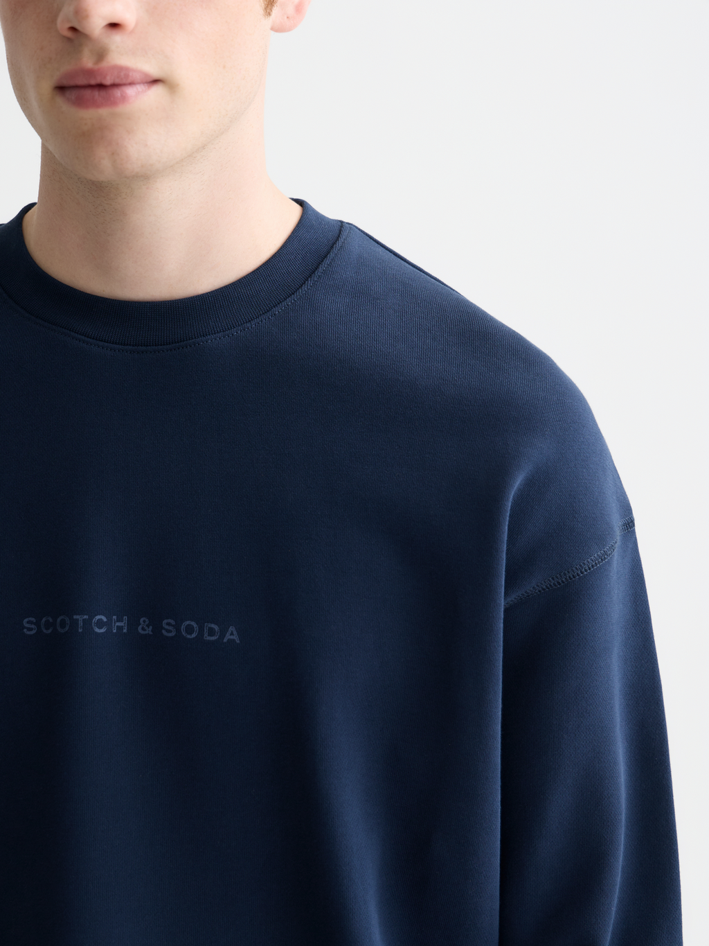 Scotch & Soda - Logo sweatshirt - Pageant Blue