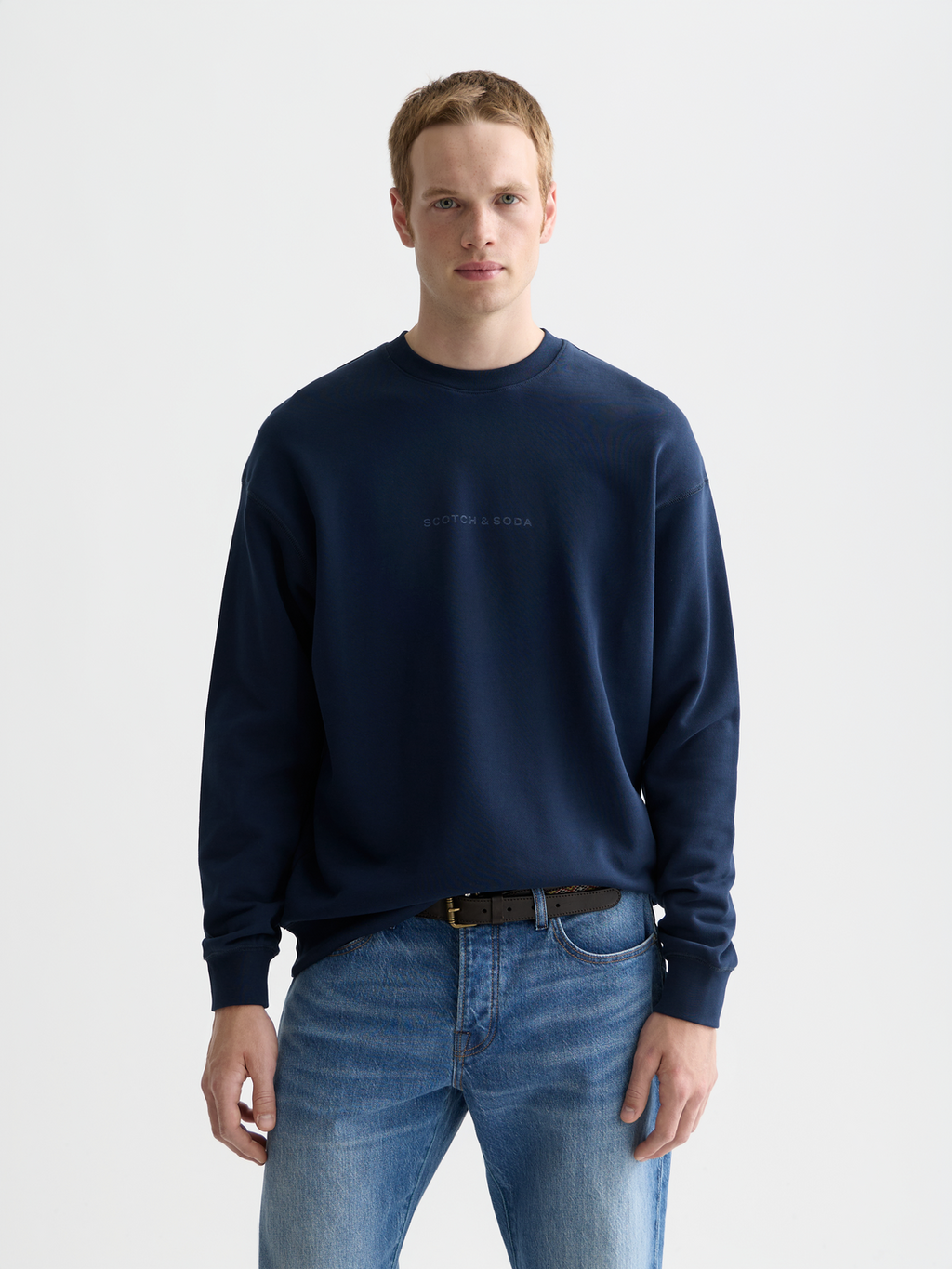 Scotch & Soda - Logo sweatshirt - Pageant Blue