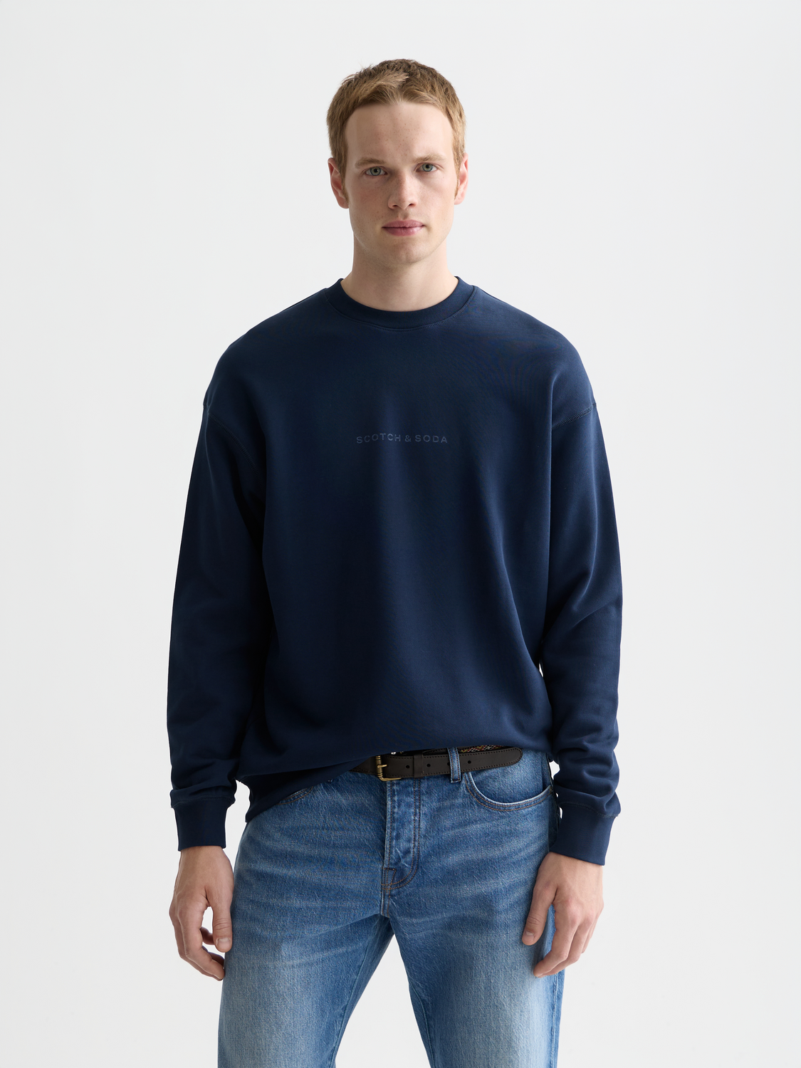 Scotch & Soda - Logo sweatshirt - Pageant Blue