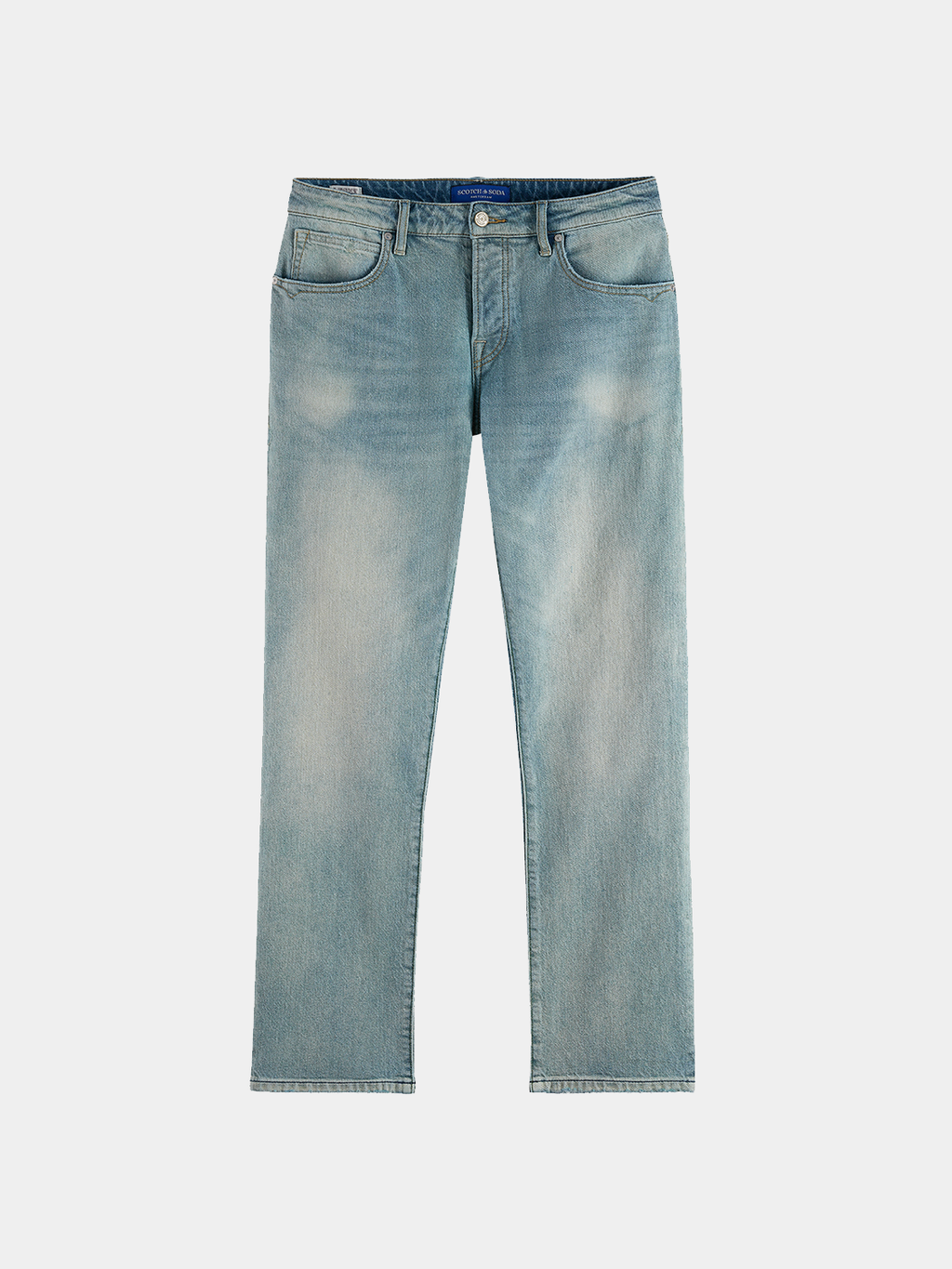 Scotch & Soda - Zee straight-fit jeans - Blue Grass Light