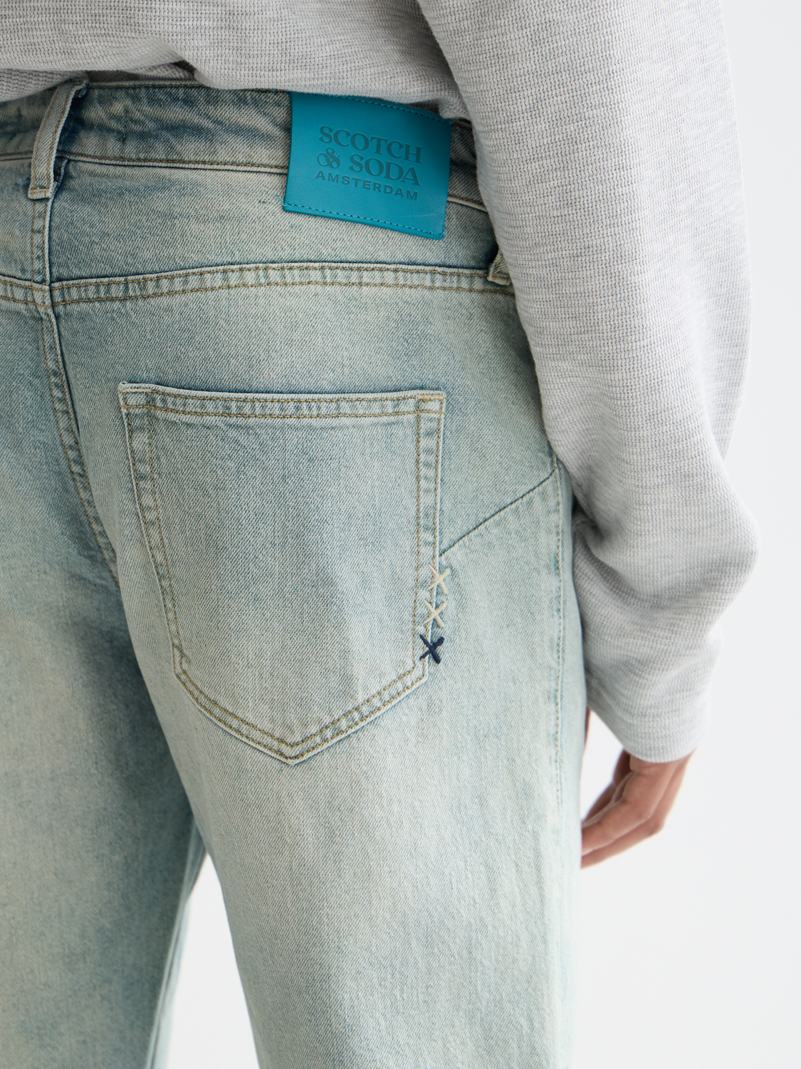 Scotch & Soda - Zee straight-fit jeans - Blue Grass Light