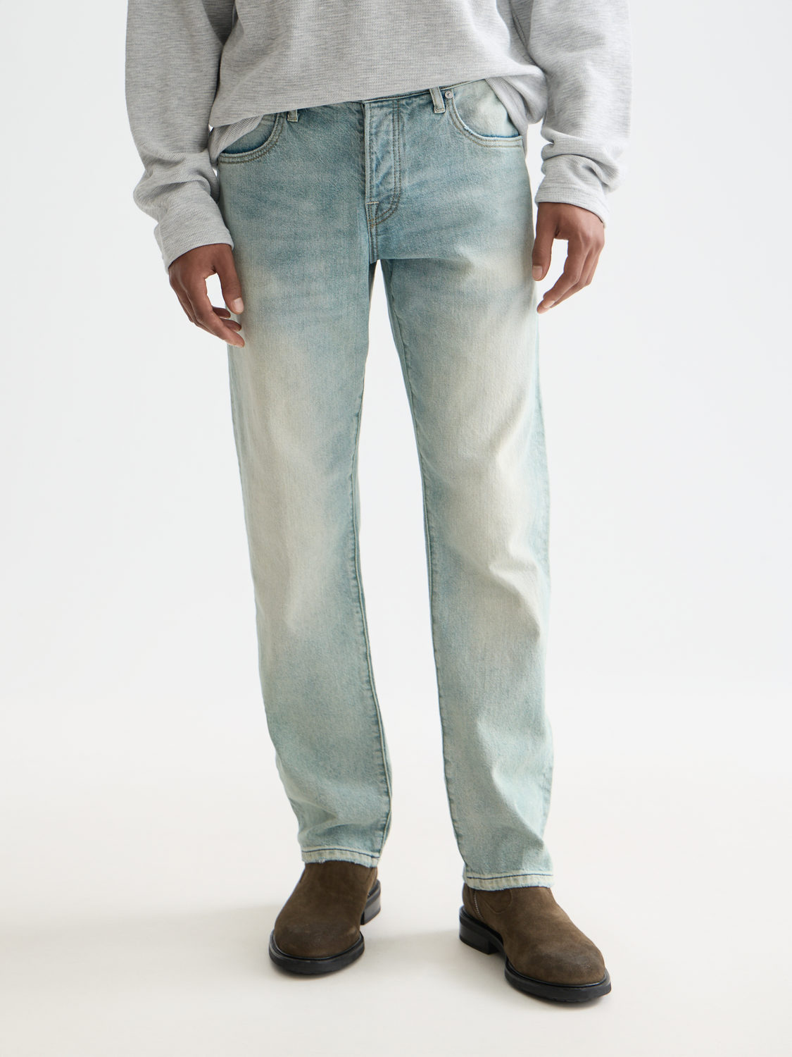 Scotch & Soda - Zee straight-fit jeans - Blue Grass Light