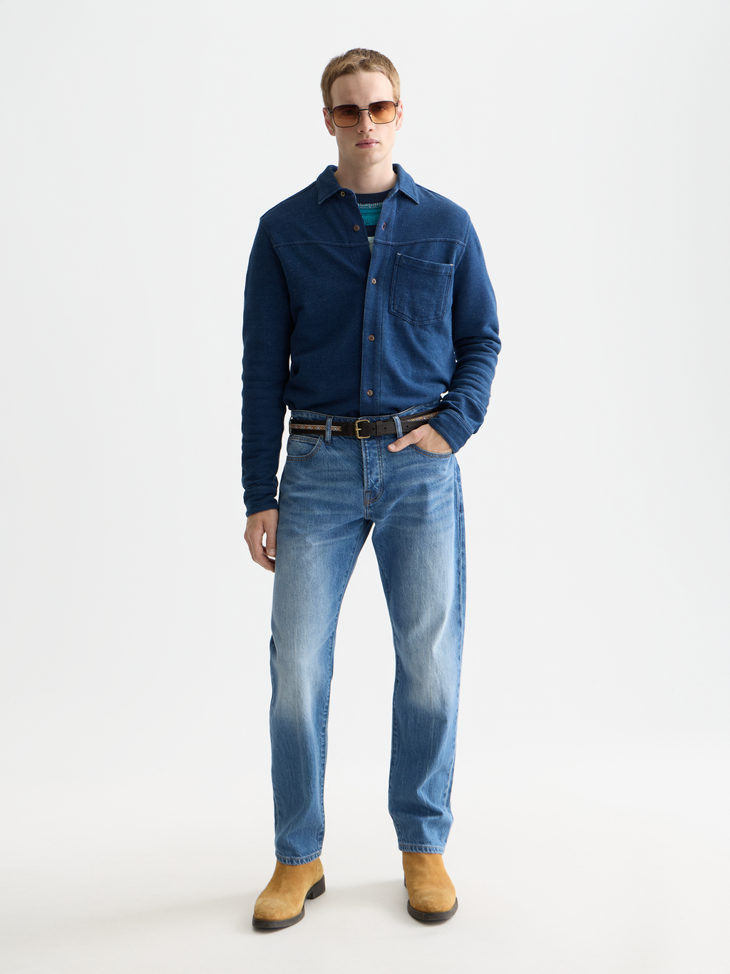Zee straight-fit jeans - Texas Sun