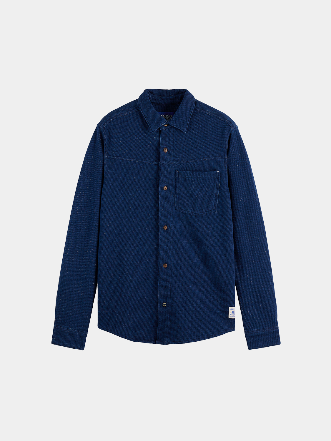 Washed indigo shirt - Indigo