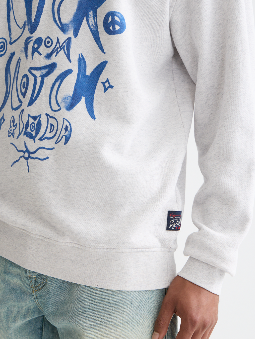 Artwork sweat - Grey Melange