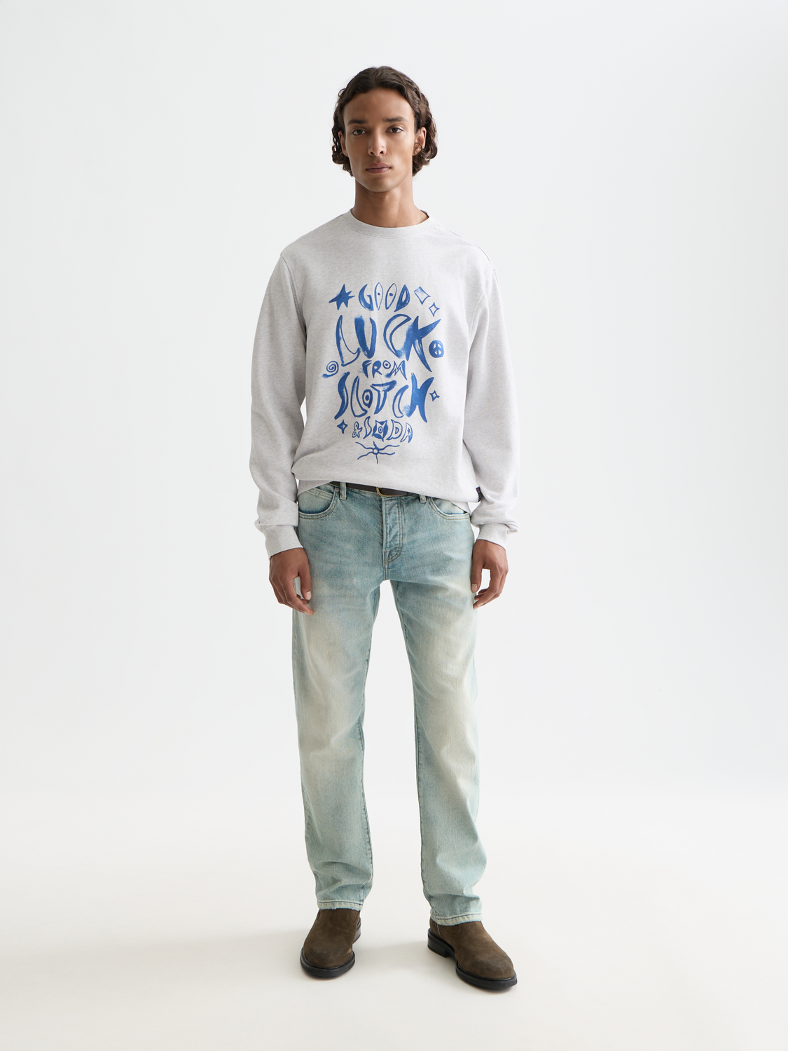 Artwork sweat - Grey Melange