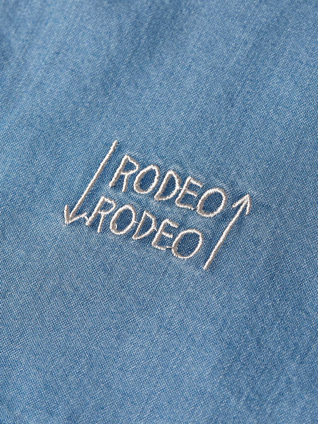 Basquiat Indigo Short Sleeved Shirt - Washed Indigo