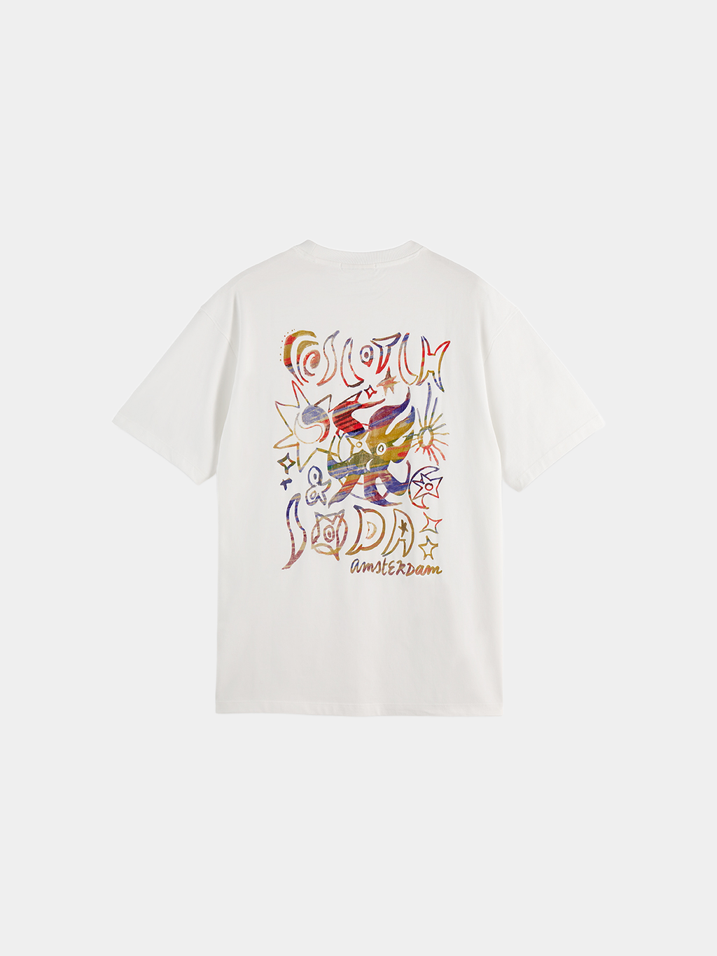 Scotch & Soda - Artwork t-shirt - Bright White 1