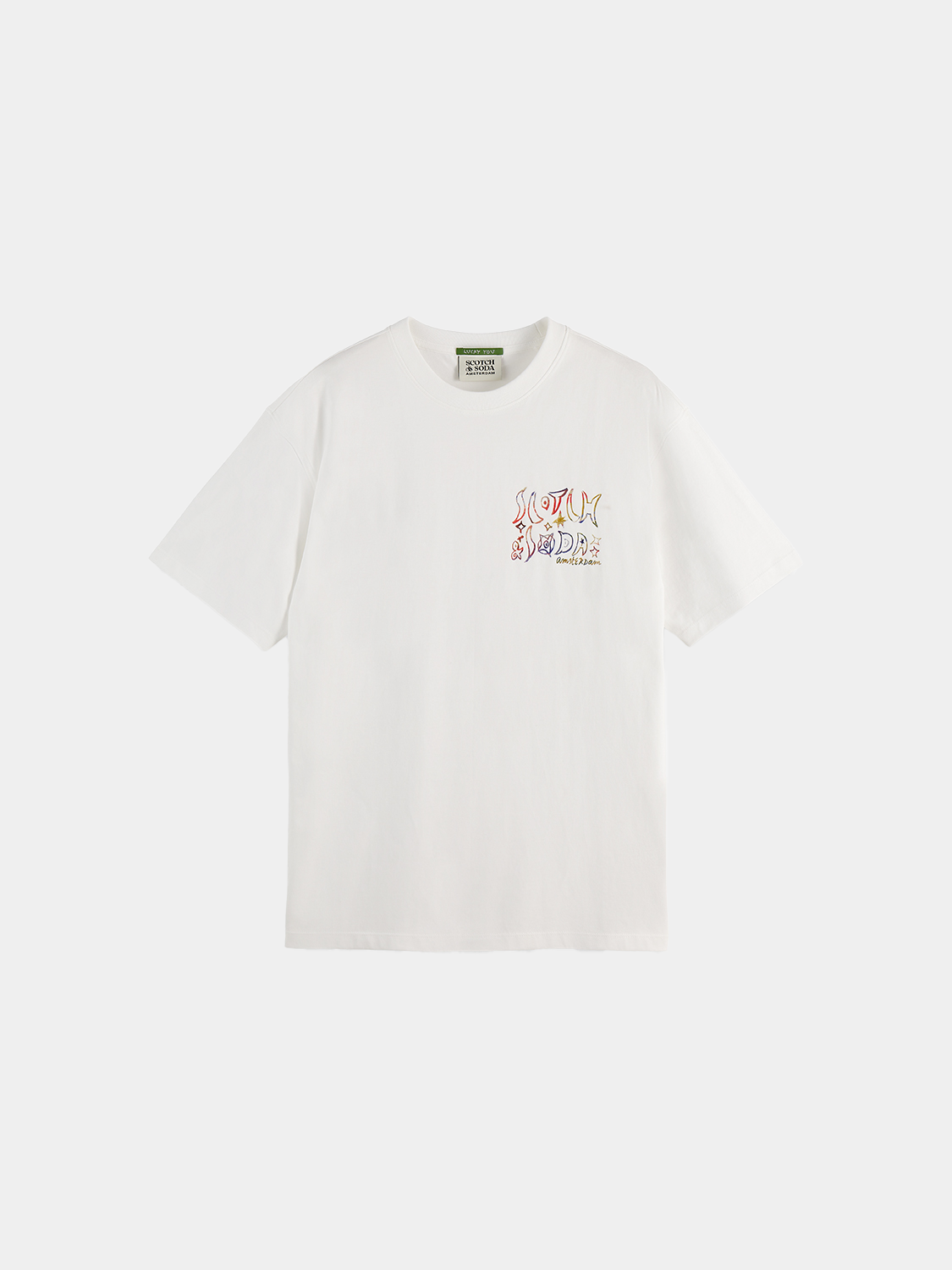 Scotch & Soda - Artwork t-shirt - Bright White 1