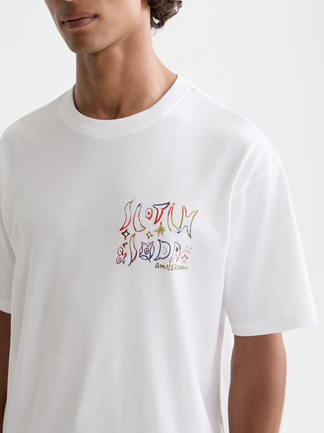 Scotch & Soda - Artwork t-shirt - Bright White 1