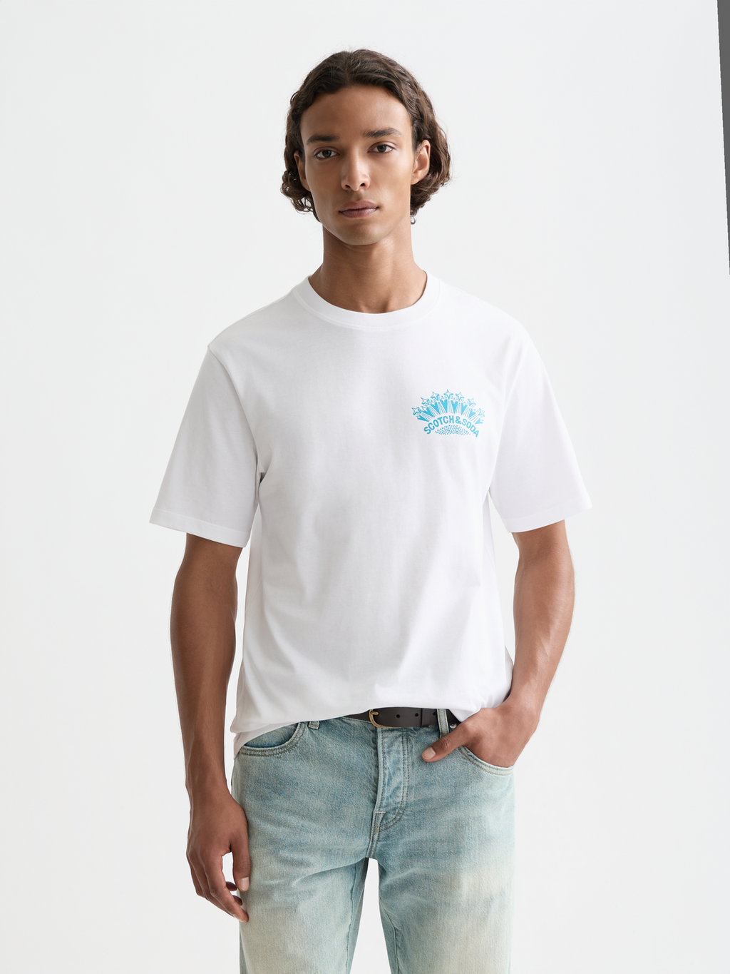 Scotch & Soda - Artwork t-shirt - Bright White 2