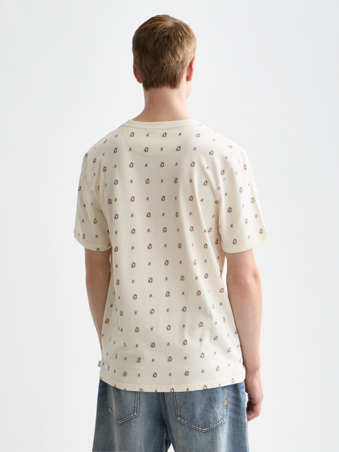 Scotch & Soda - Printed t-shirt - Cosmic Sky Ditsy Eggnog