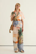 Cool Tropics Wide Leg Pant  - Multi