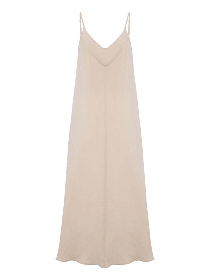 Lucid Flow Maxi Dress - Sand