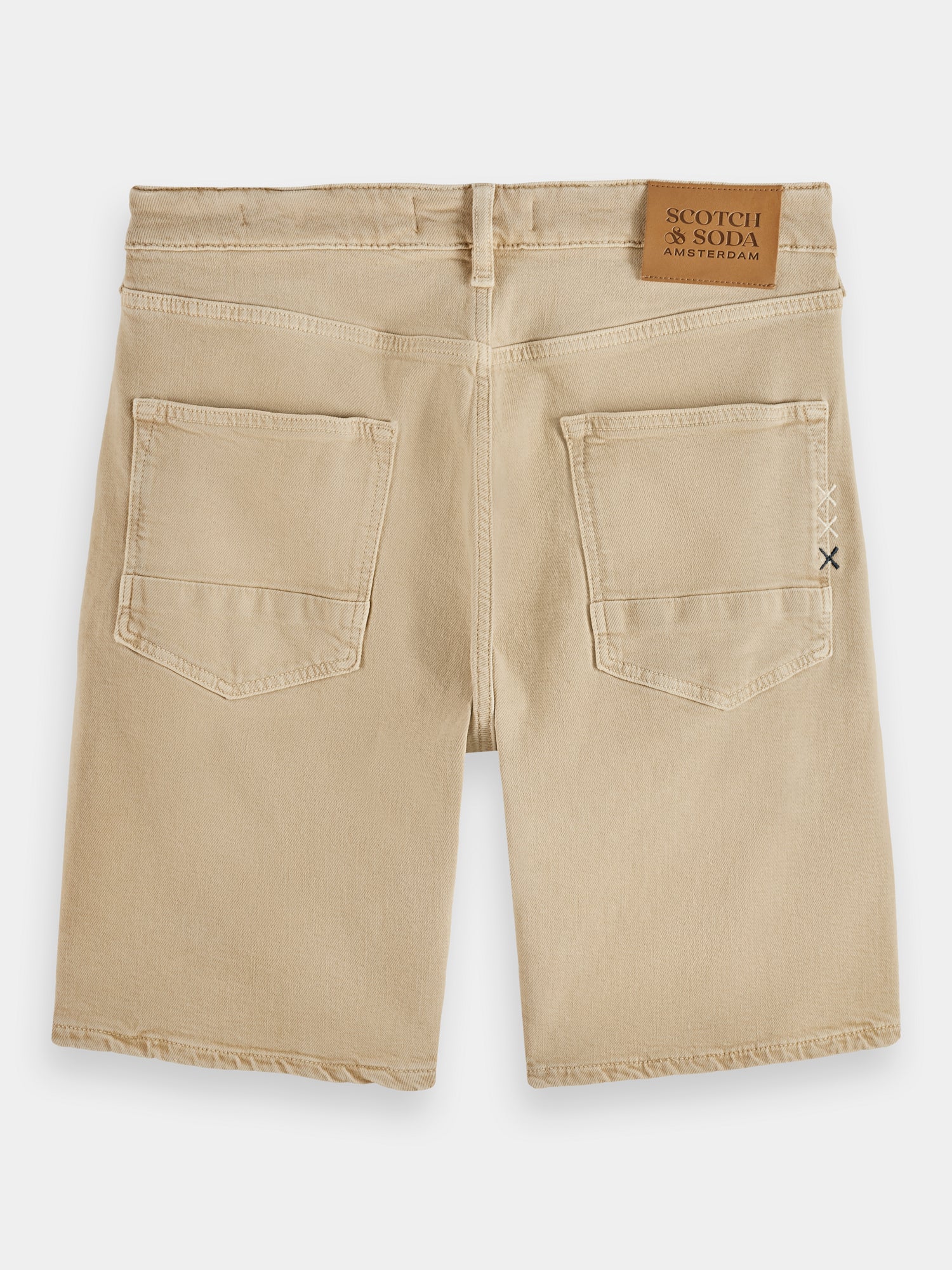 Ralston garment-dyed shorts - Sand