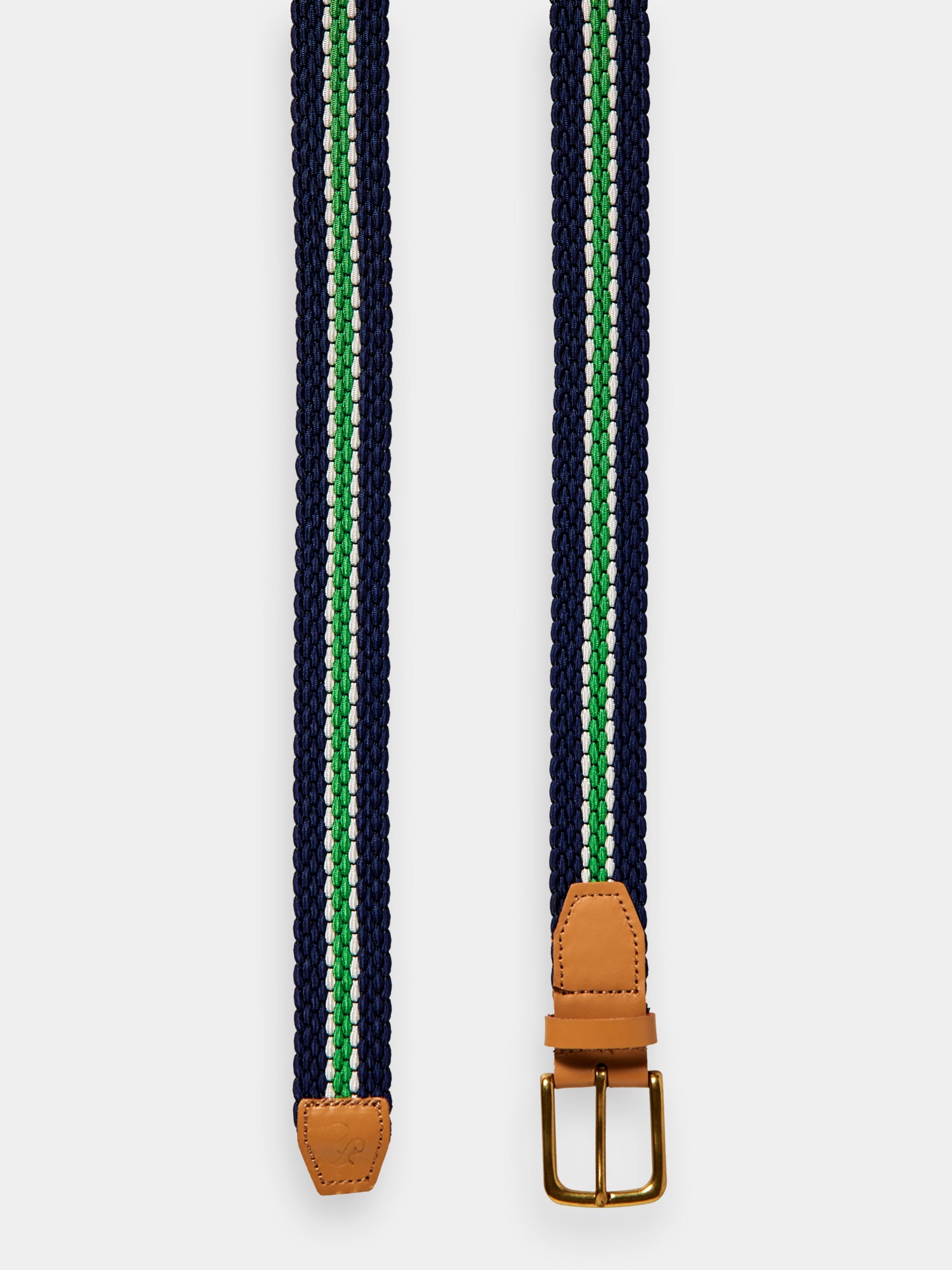 Leather trimmed elasticated cord belt - Combo B