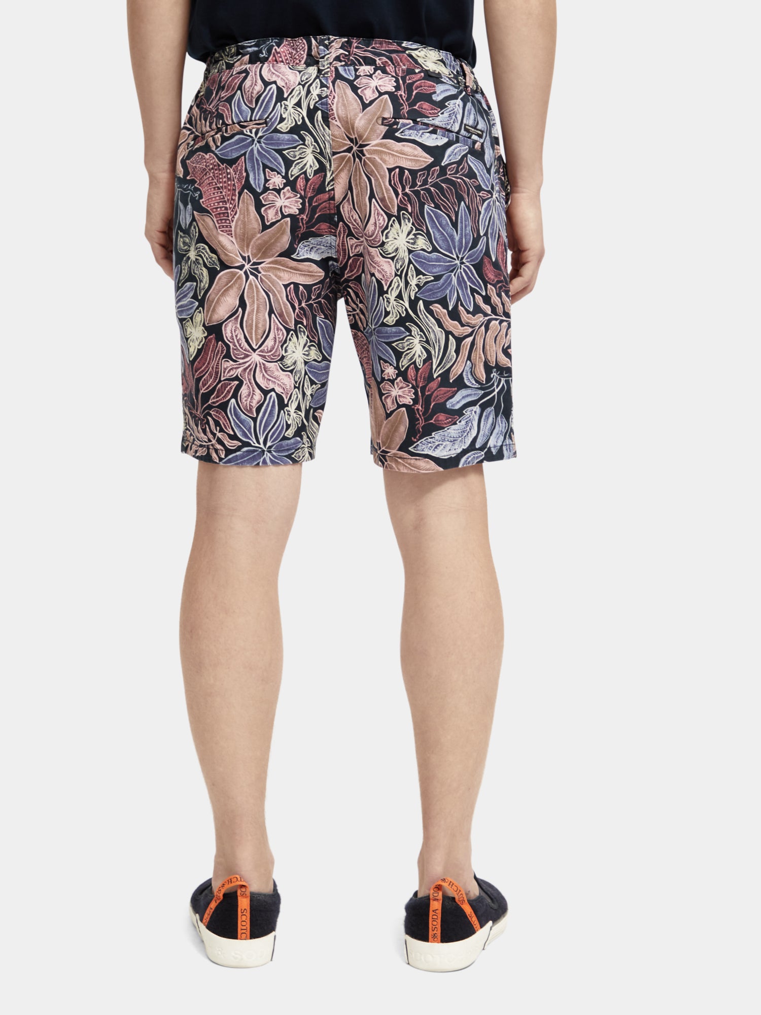 Fave printed twill shorts - Nocturnal Floral Multi