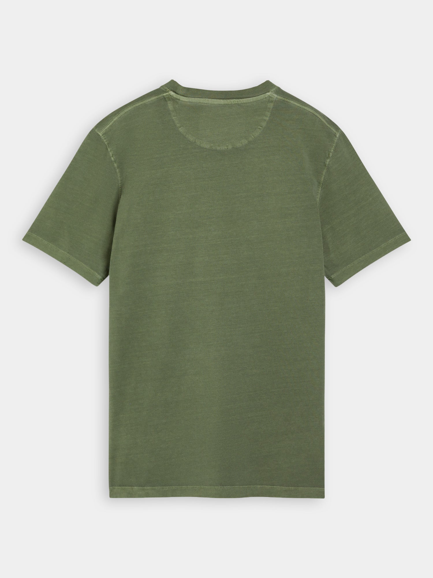Garment-dyed logo t-shirt - Field Green