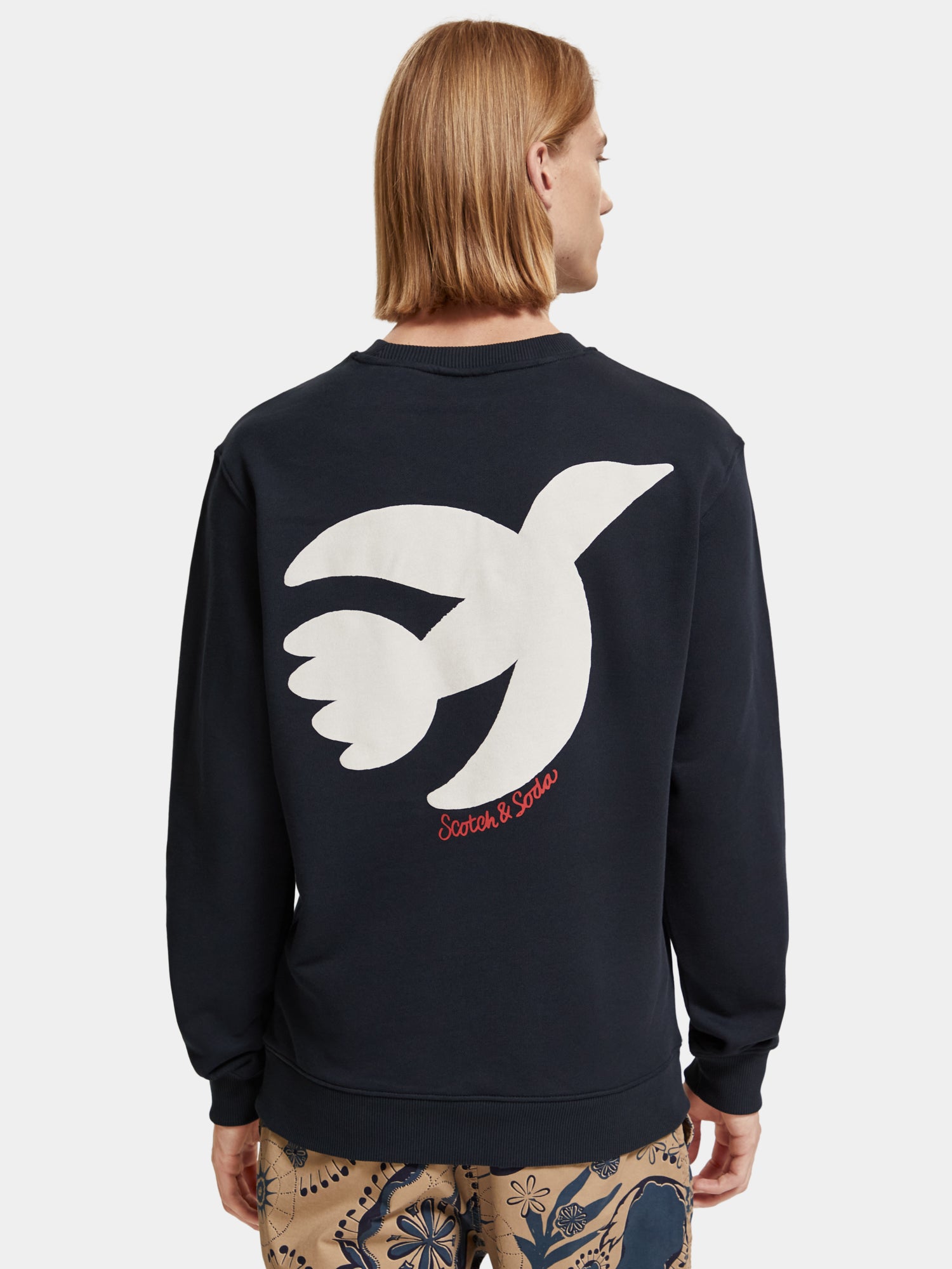 Free Spirit Peace Bird crewneck sweatshirt - Night