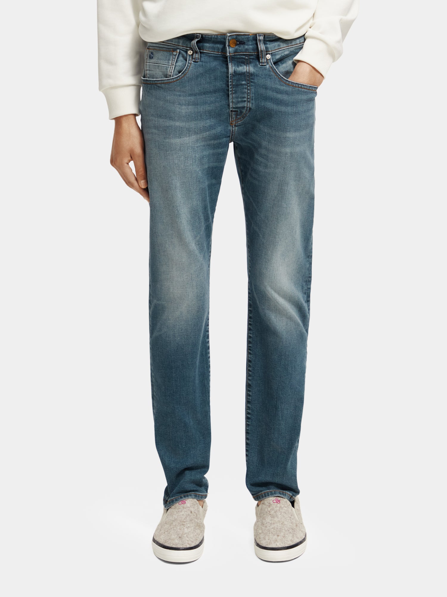 Ralston regular slim-fit jeans - Live and Dark