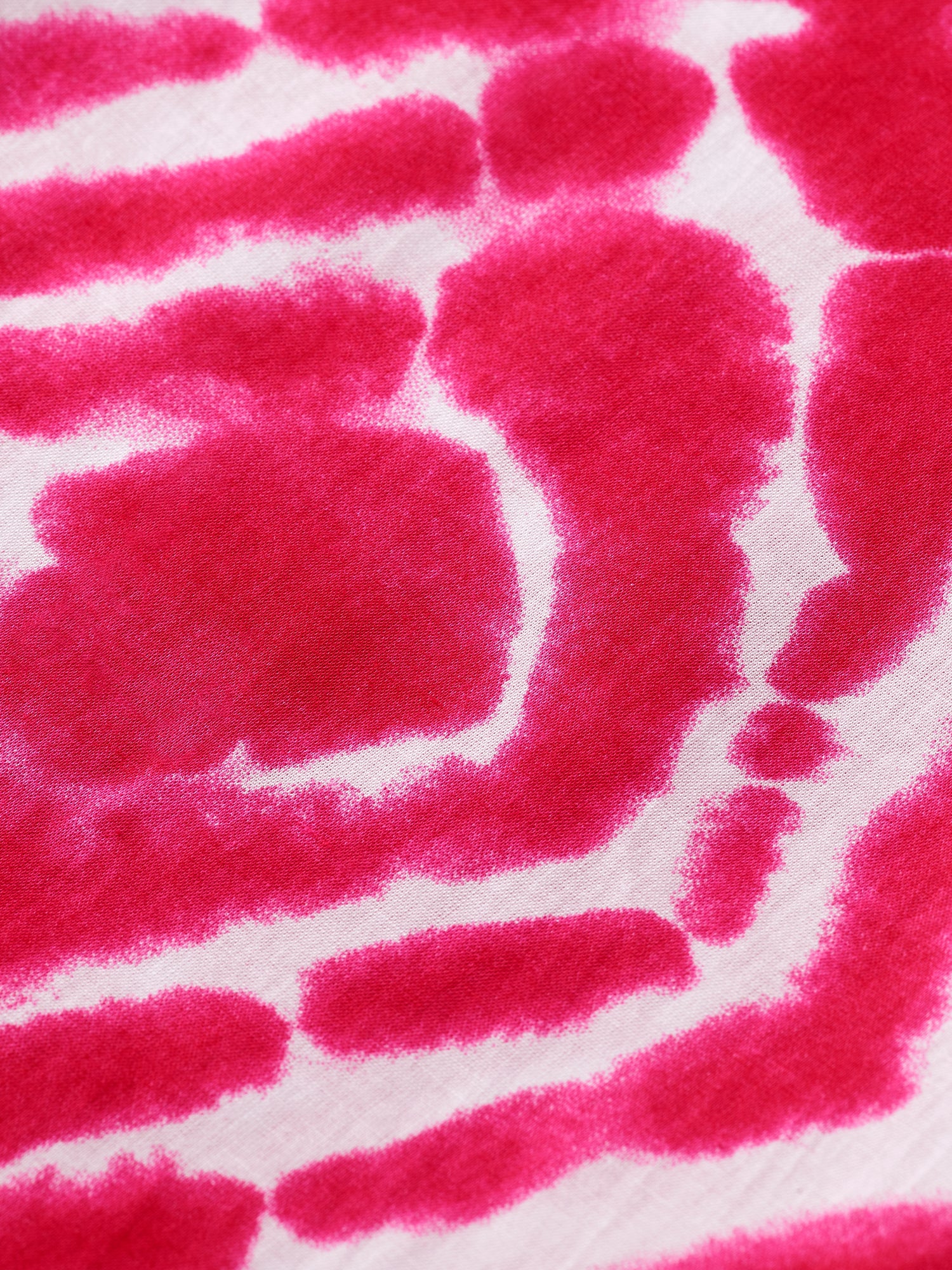Oversized printed shirt - Disco tye dye pop pink