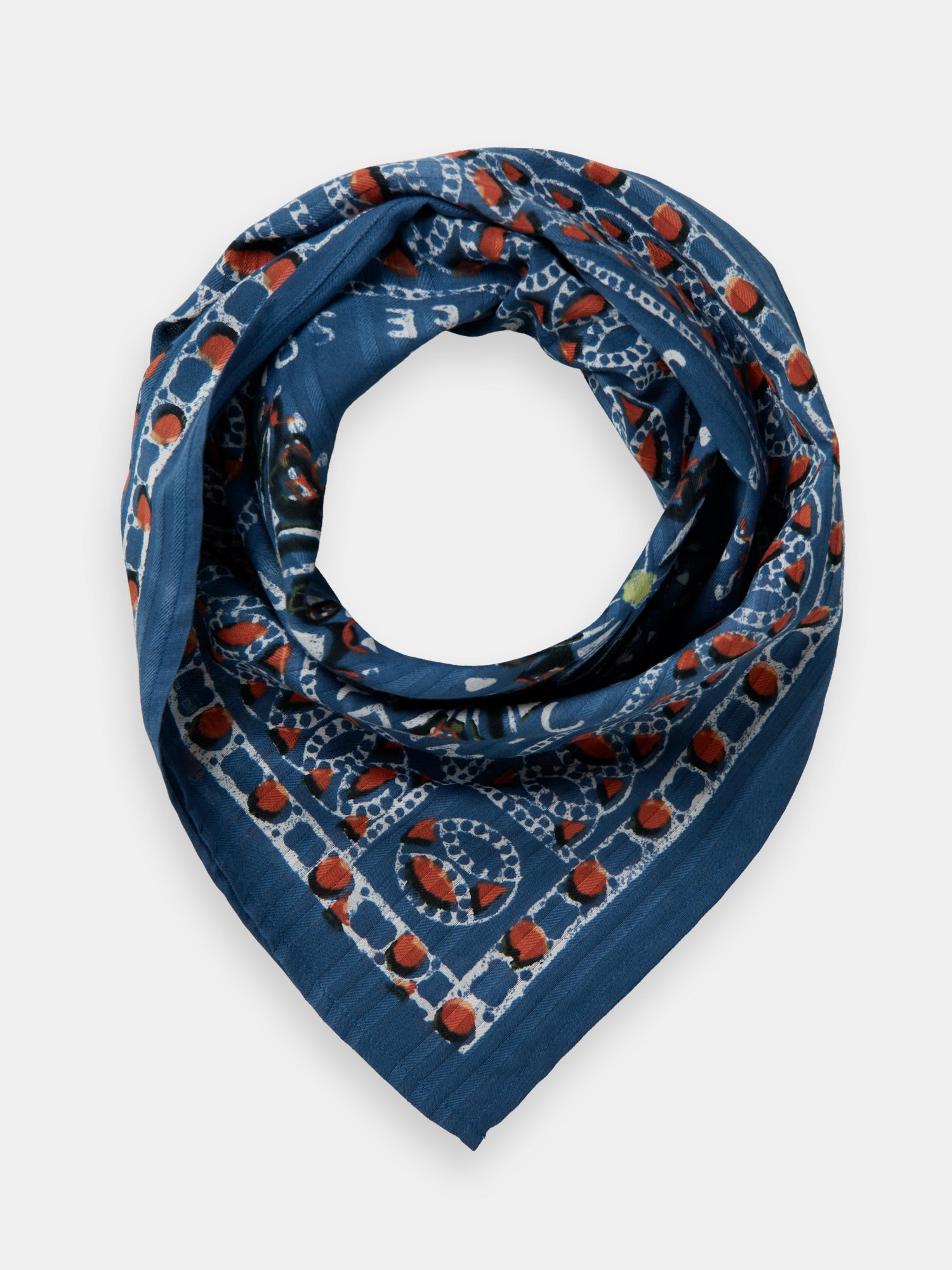 Printed bandana scarf - B sides bandana marine