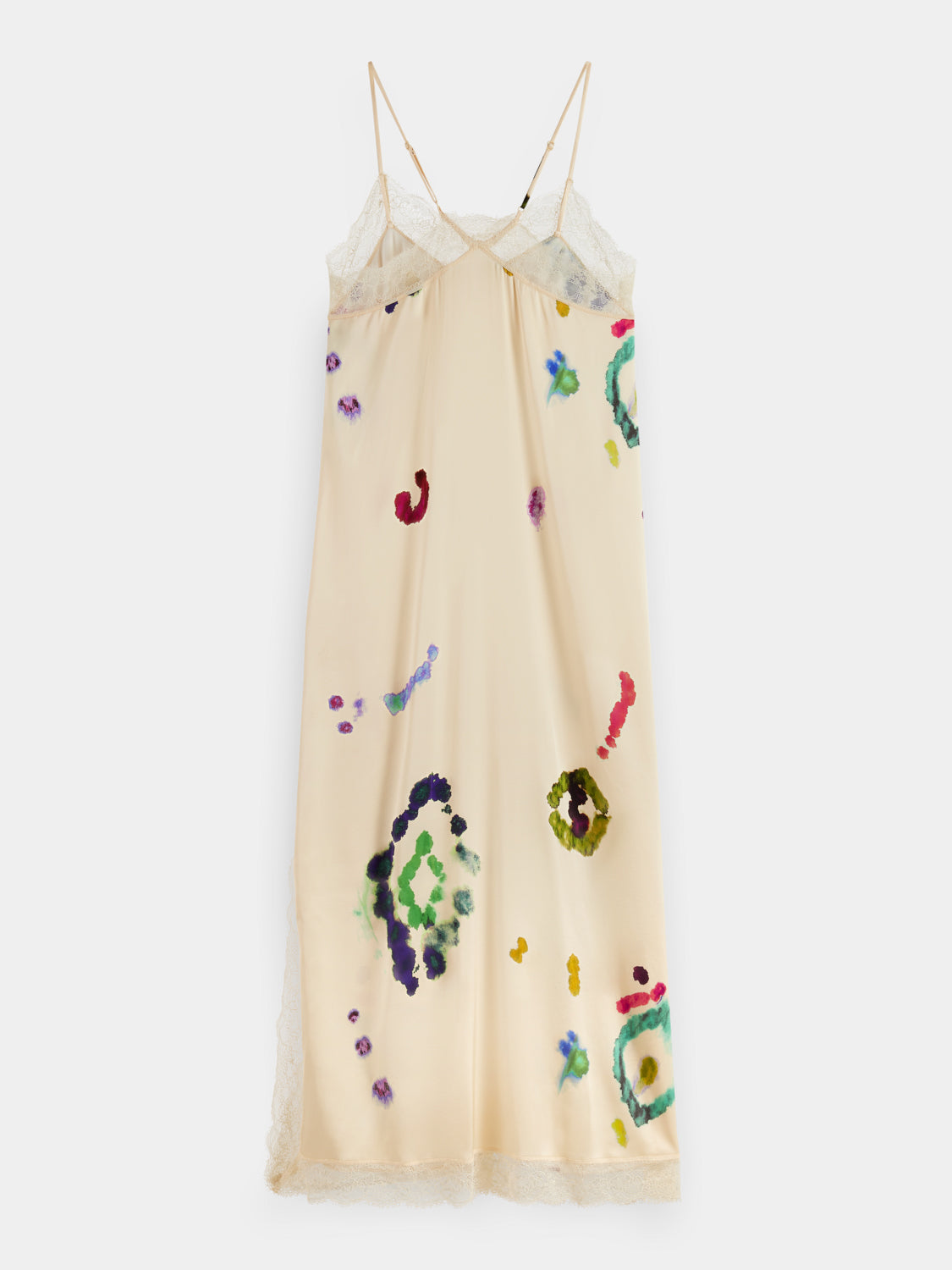 Camisole maxi dress with lace - Galaxy Dye Soft Ice R