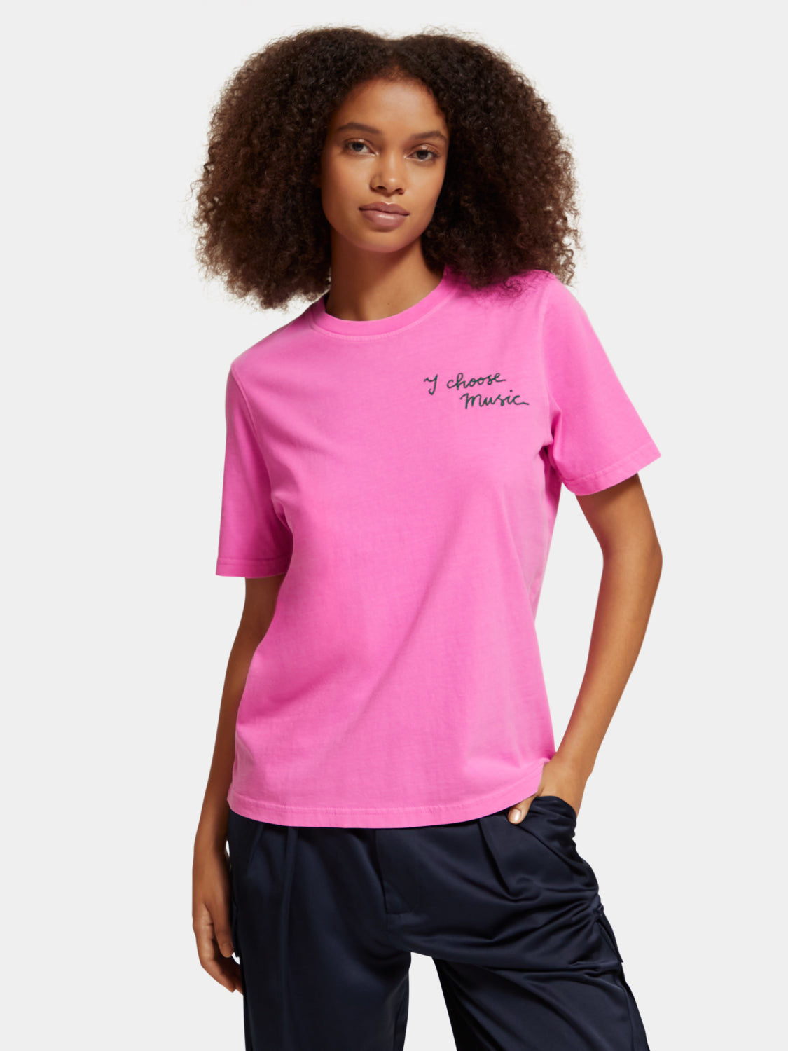 Regular-fit t-shirt - Neon Pink