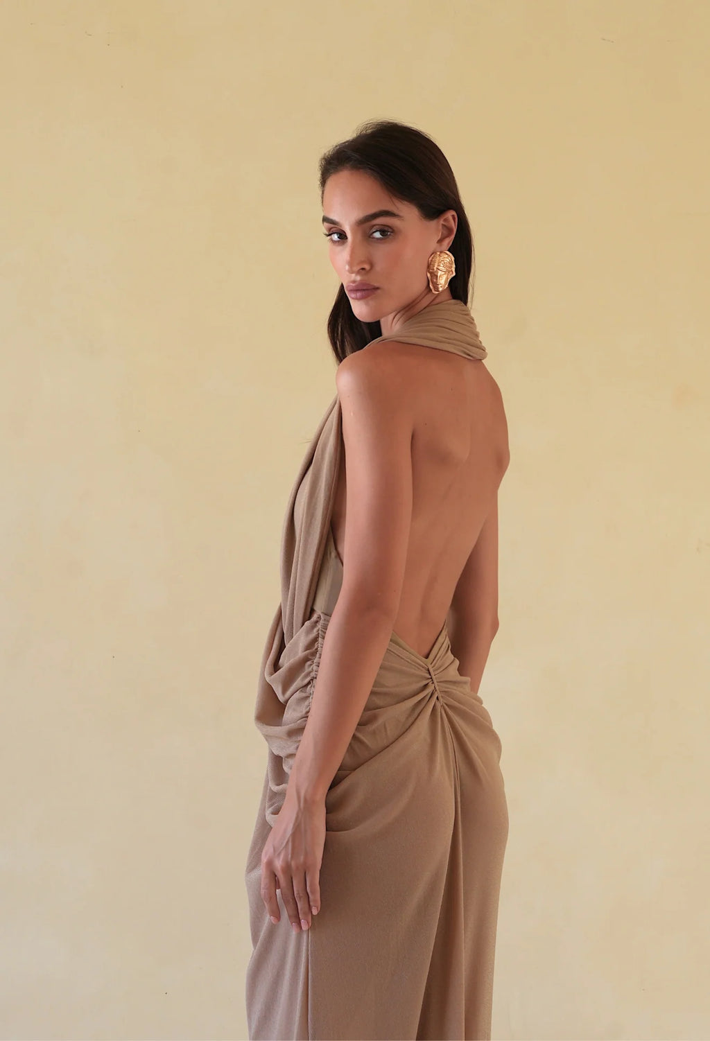 The Nala Gown - Shimmer Camel