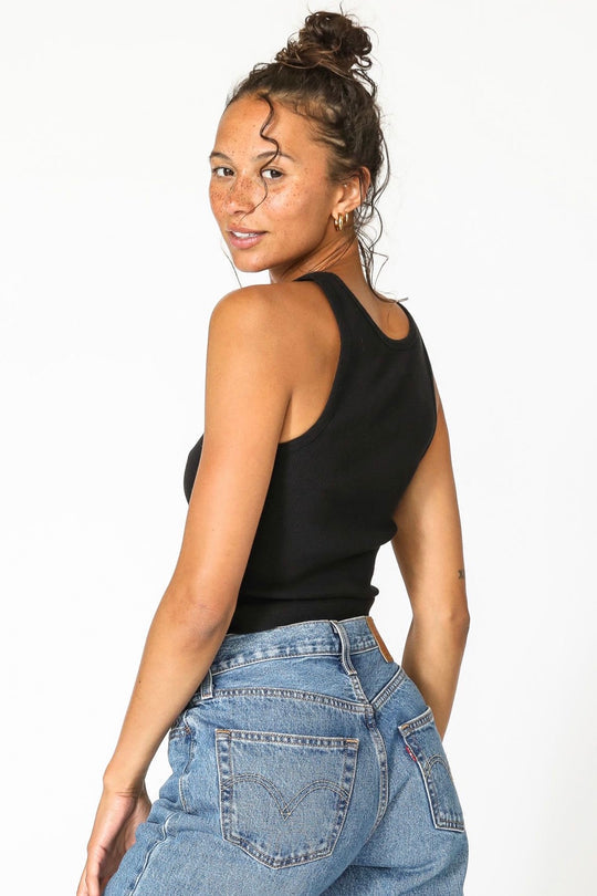 Blondie Tank - True Black