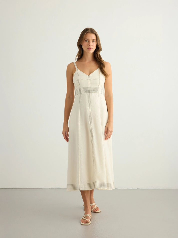 Eva Maxi Dress - Natural