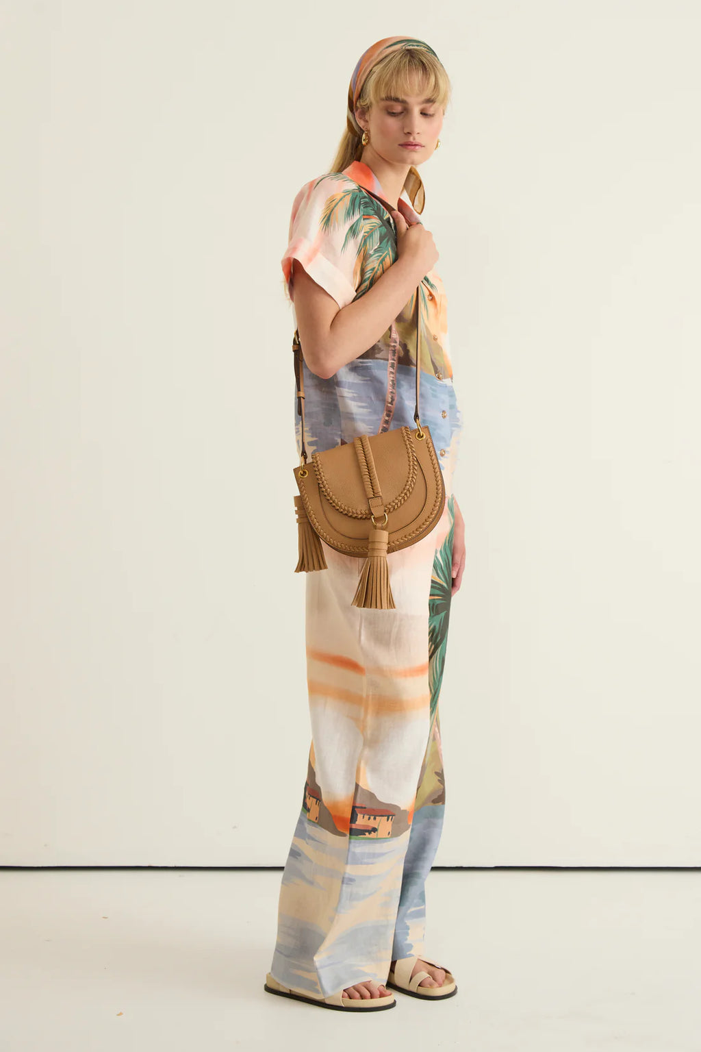 Cool Tropics Wide Leg Pant  - Multi