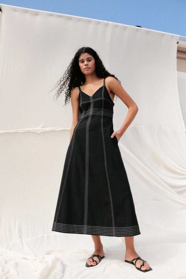 Eva Maxi Dress - Black