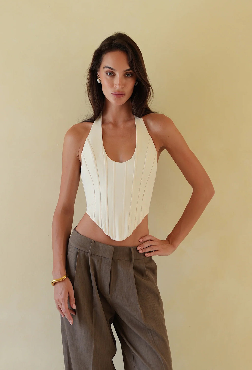 Aurora Corset - Cream